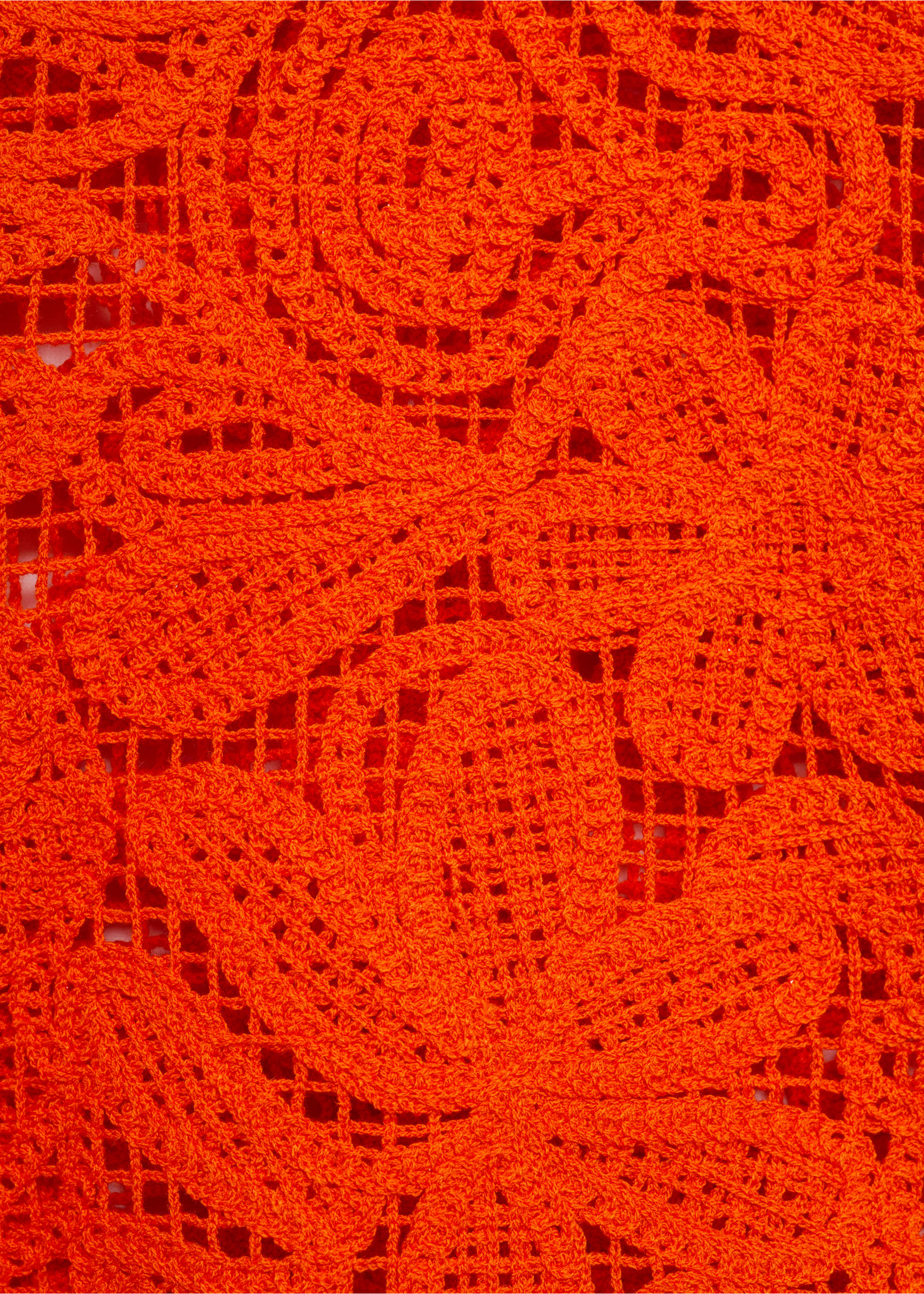 Heklane kratke hlače s cvjetovima - Detalji artikla 0, Narančasta. Ref: 77090385-00.