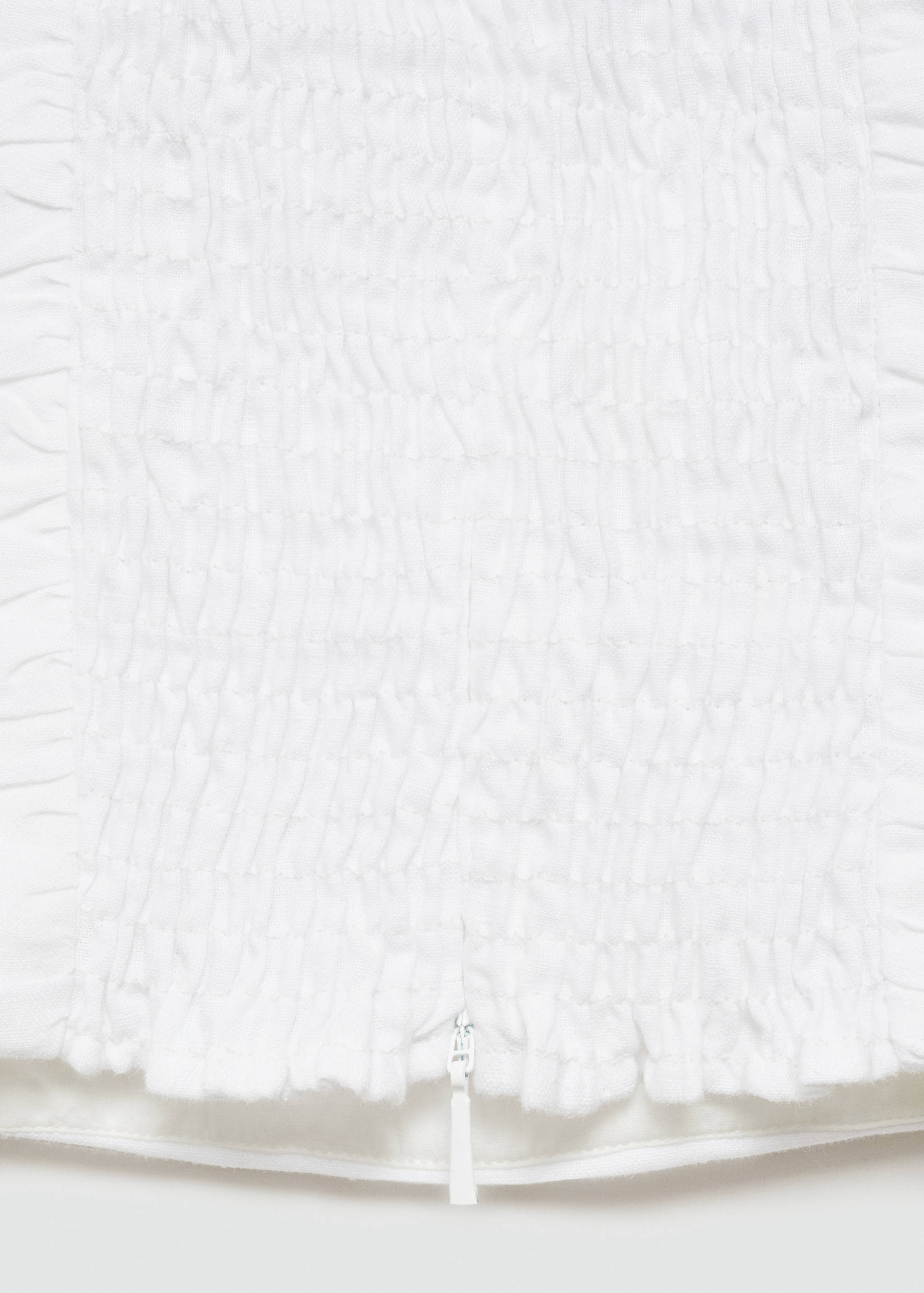 Draped linen top - Details of the article 8