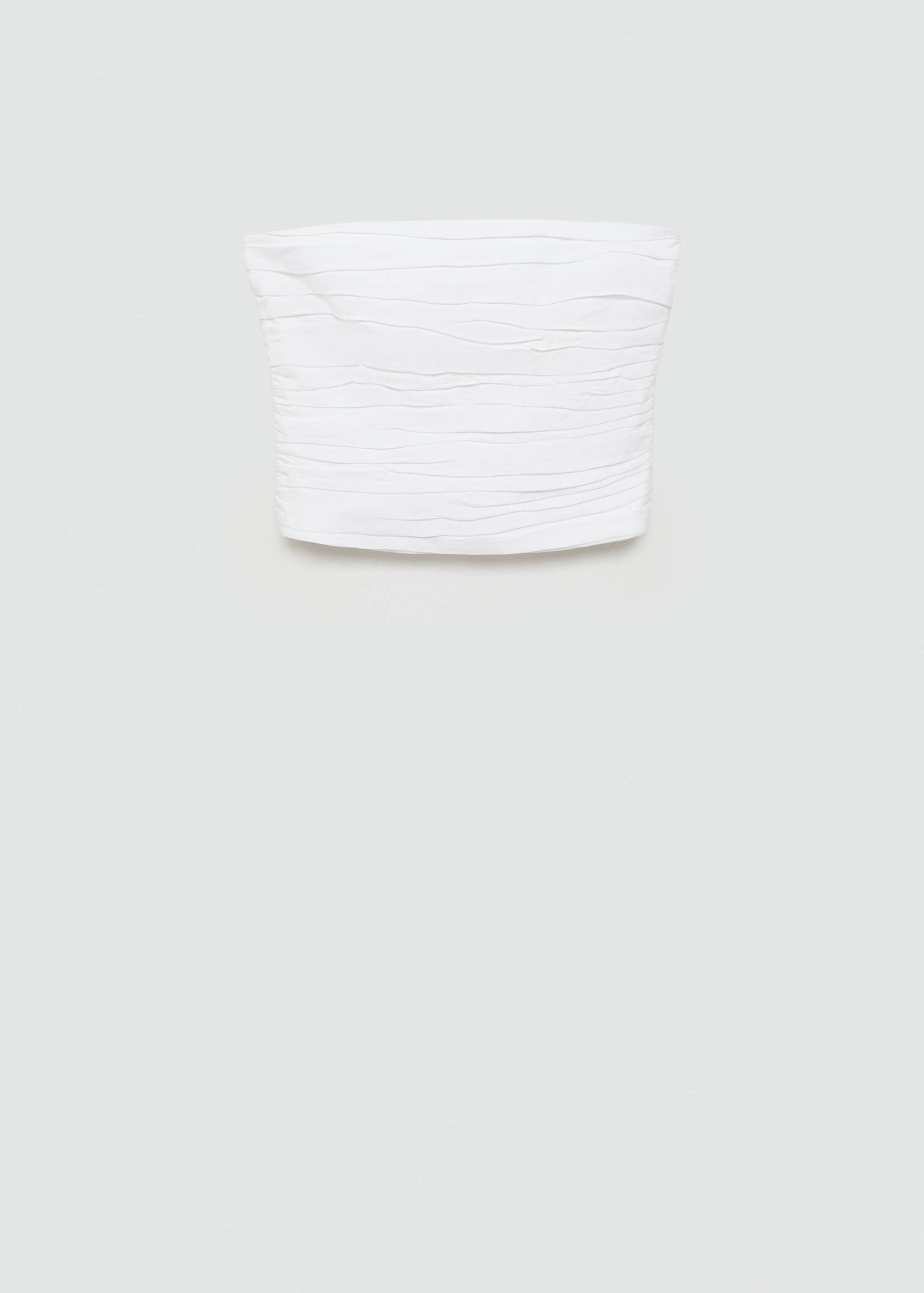 Top de linho drapeado - Artigo sem modelo