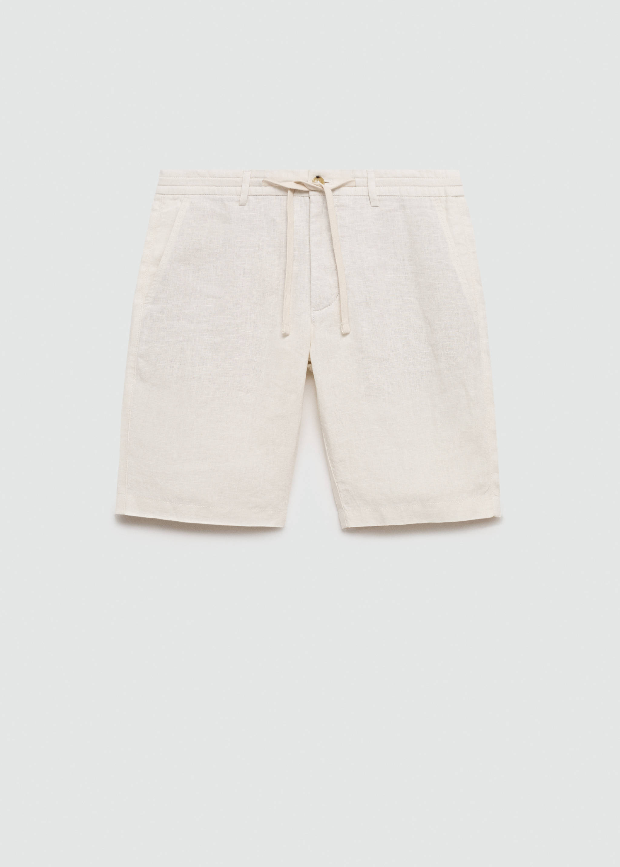 Bermudas 100% linne dragsko - Artikel utan modell