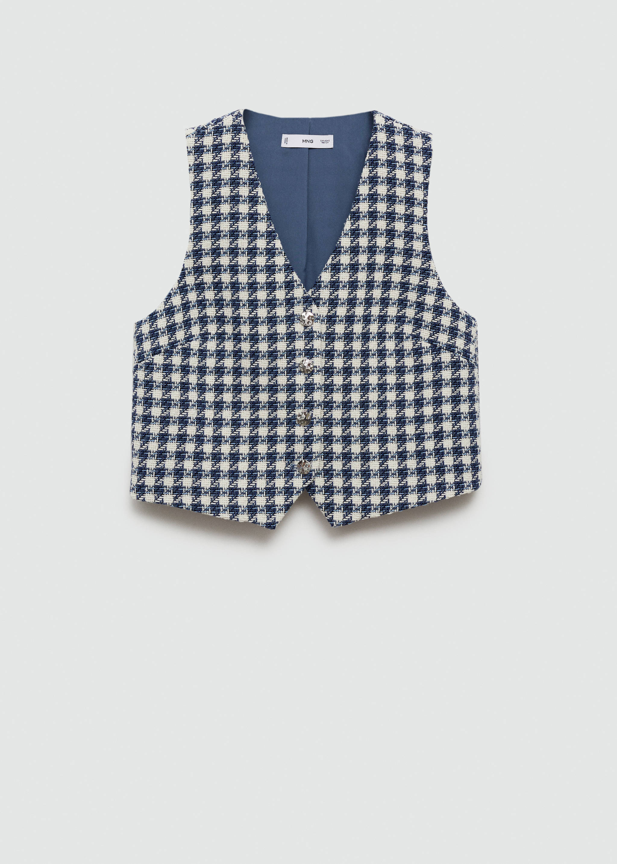 Houndstooth vest - Article without model
