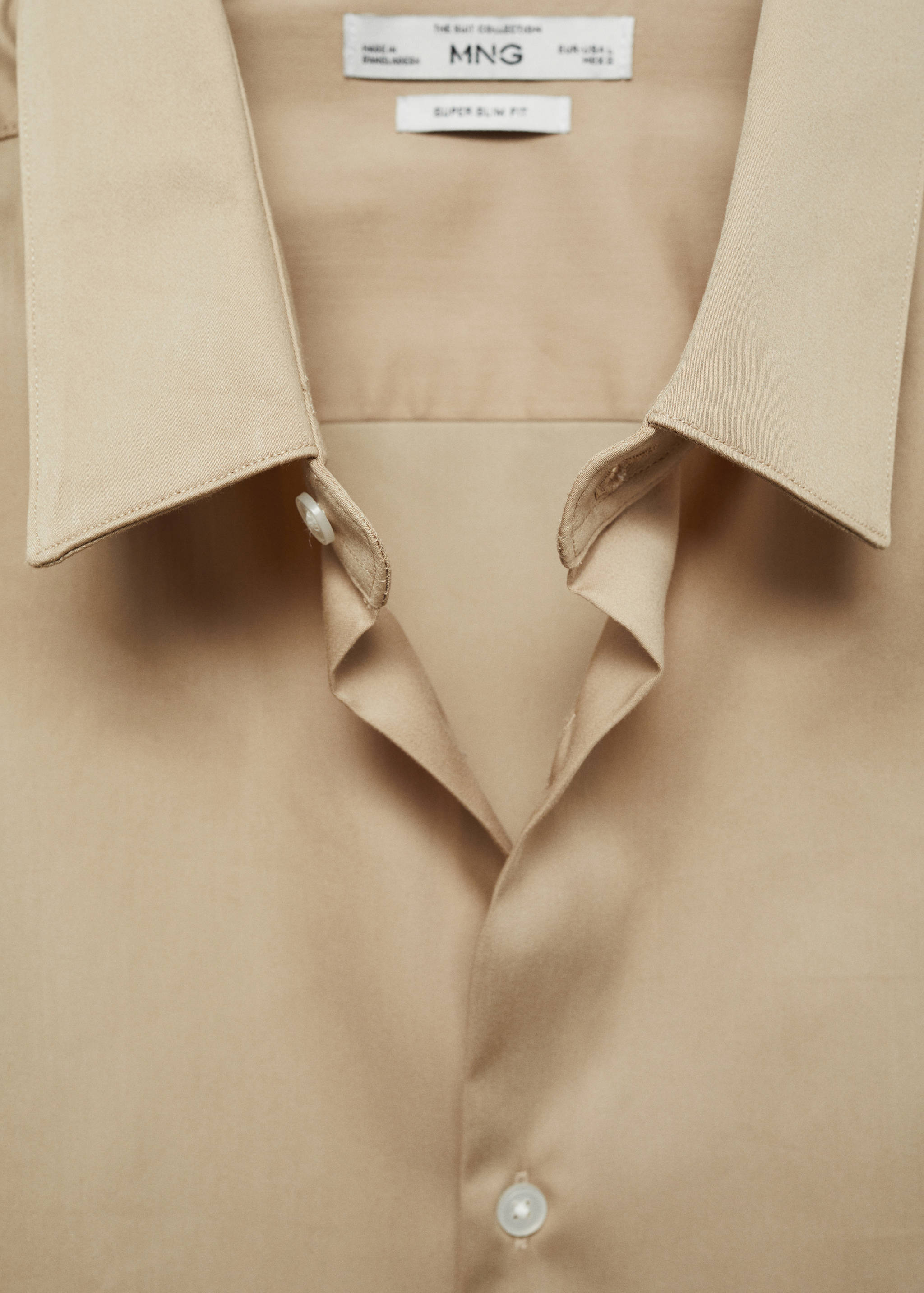 Super slim-fit poplin suit shirt - Details of the article 8