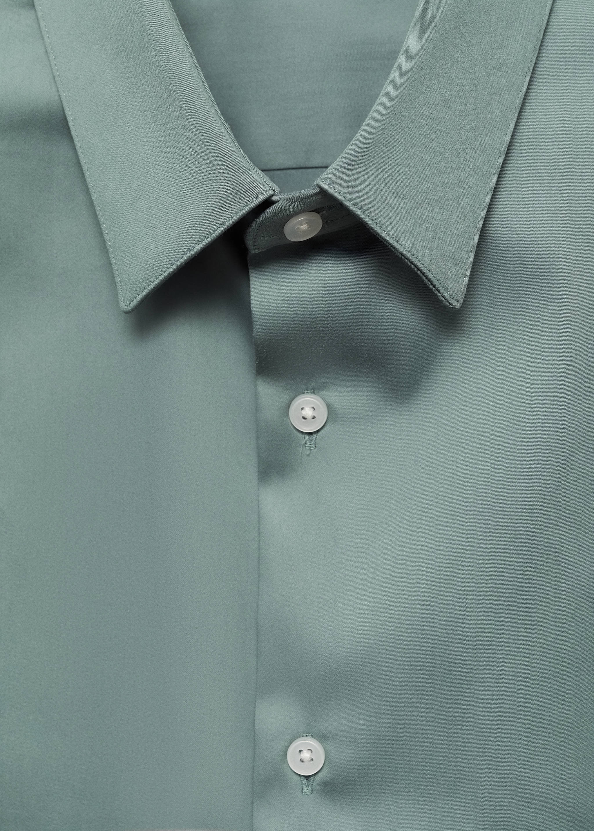 Super slim-fit poplin suit shirt - Details of the article 8