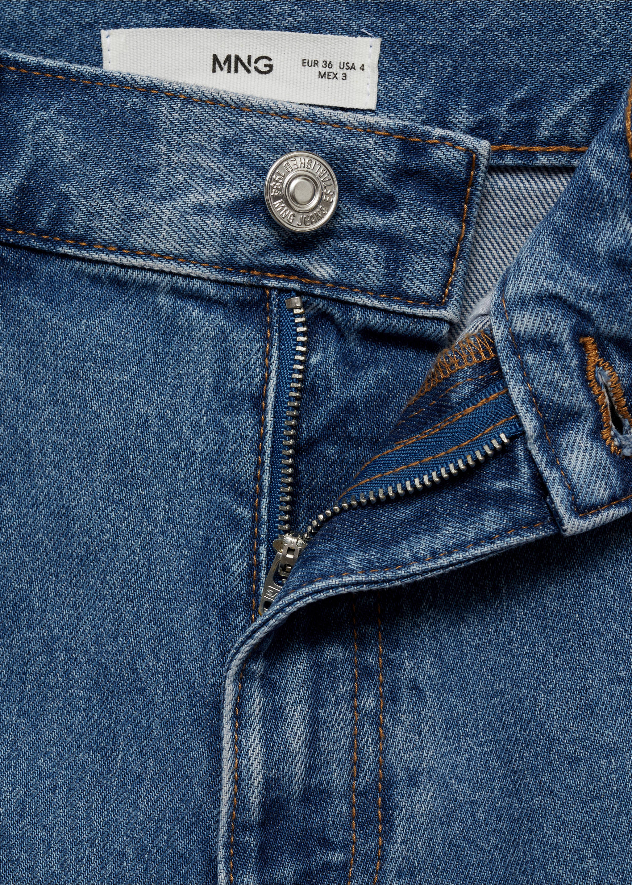 Magas derekú farmersort - A termék adatai 8, Közepes kék. Ref: 77090570-00.