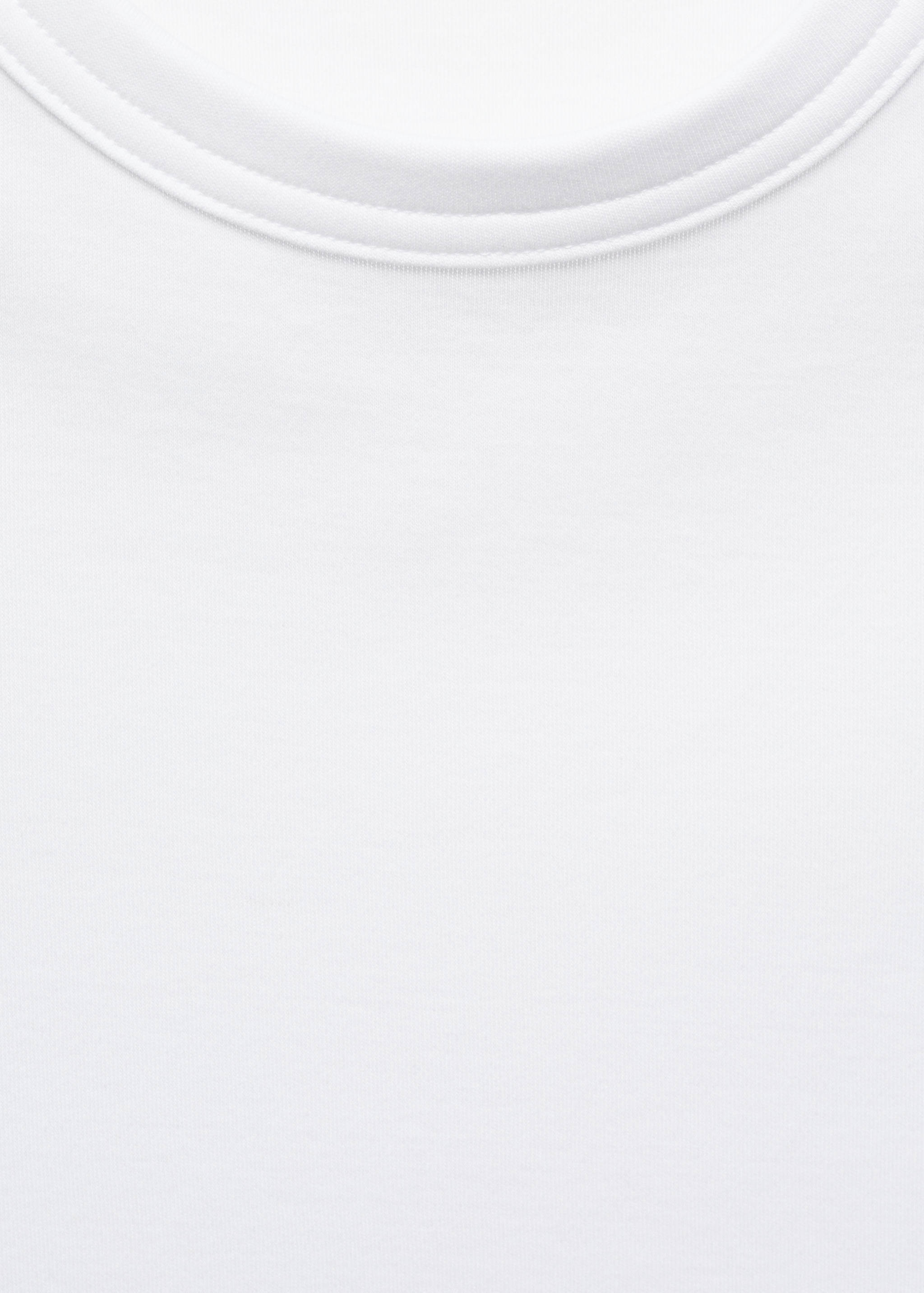 Short-sleeved cotton t-shirt - Details of the article 8