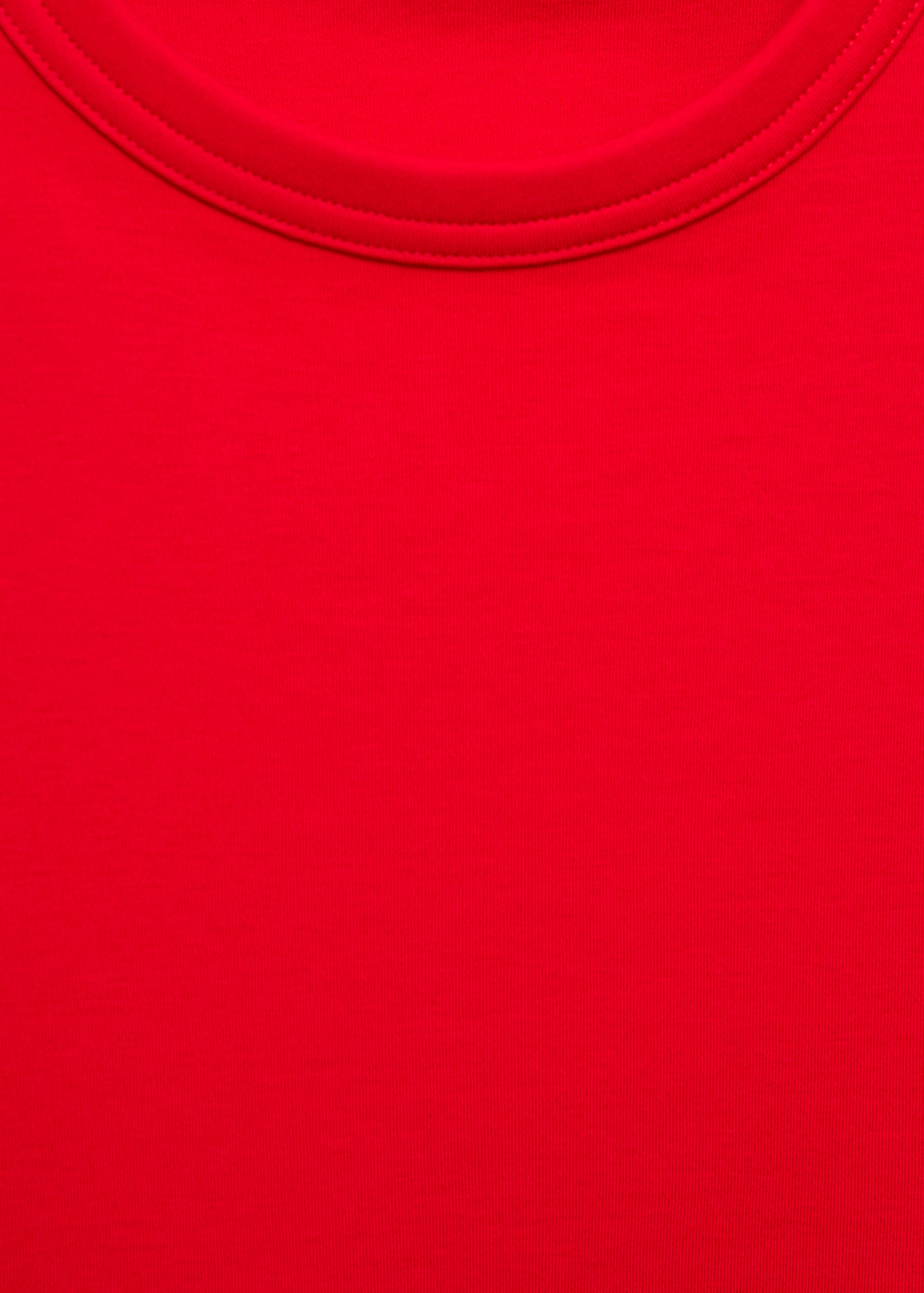 Short-sleeved cotton t-shirt - Details of the article 8