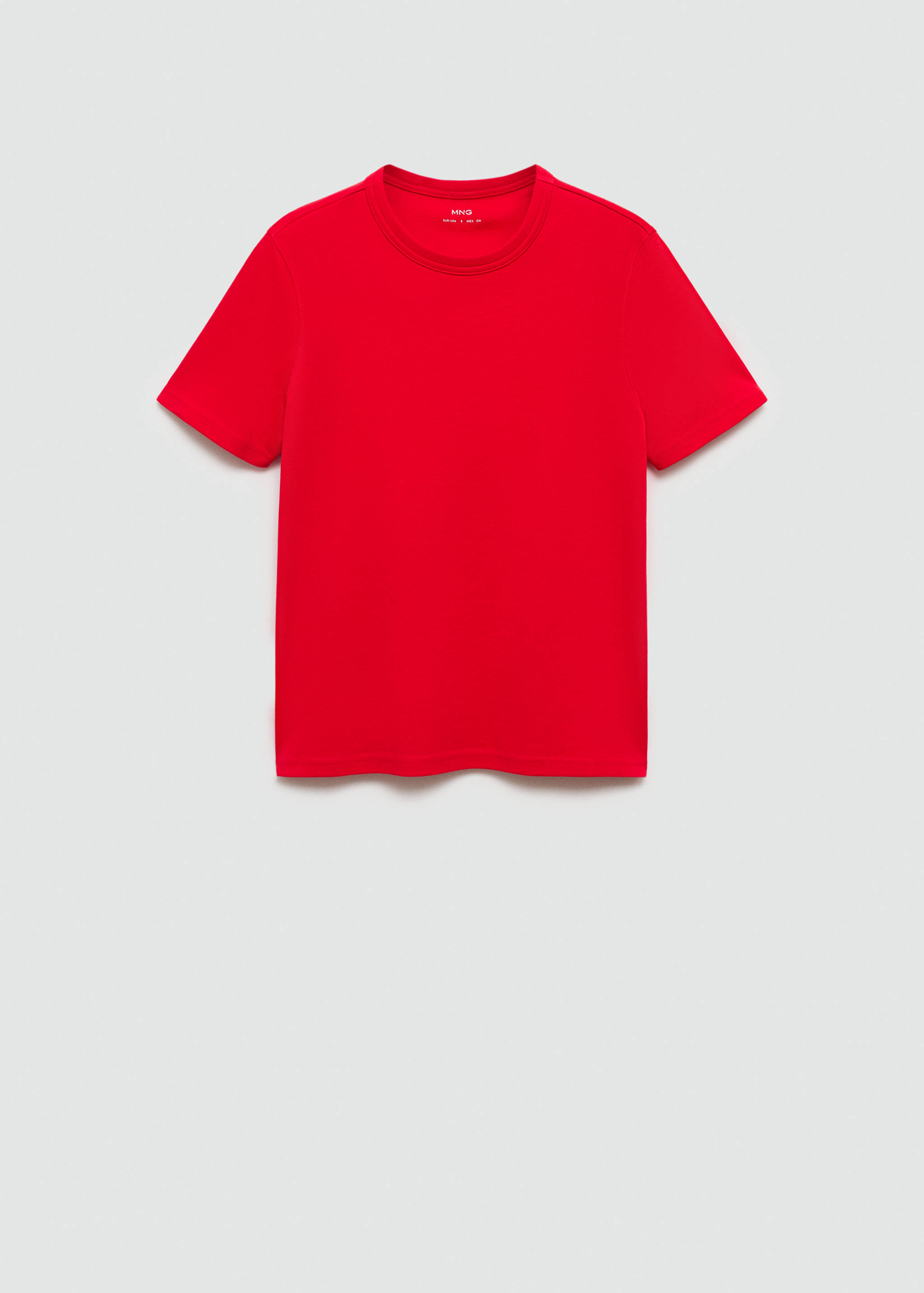 Kurzärmliges Baumwoll-T-Shirt - Artikel ohne Model