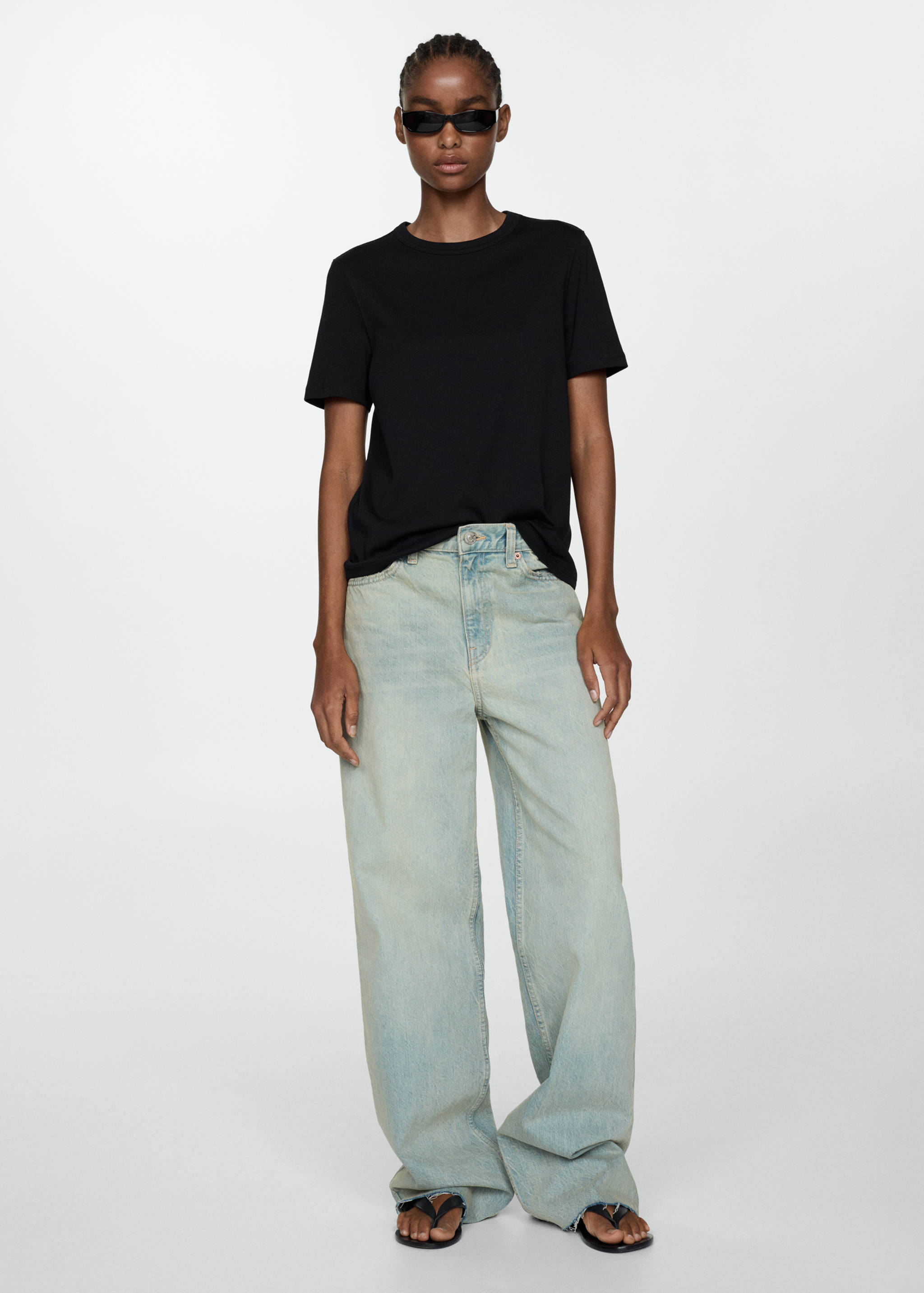 Short-sleeved cotton t-shirt - General plane