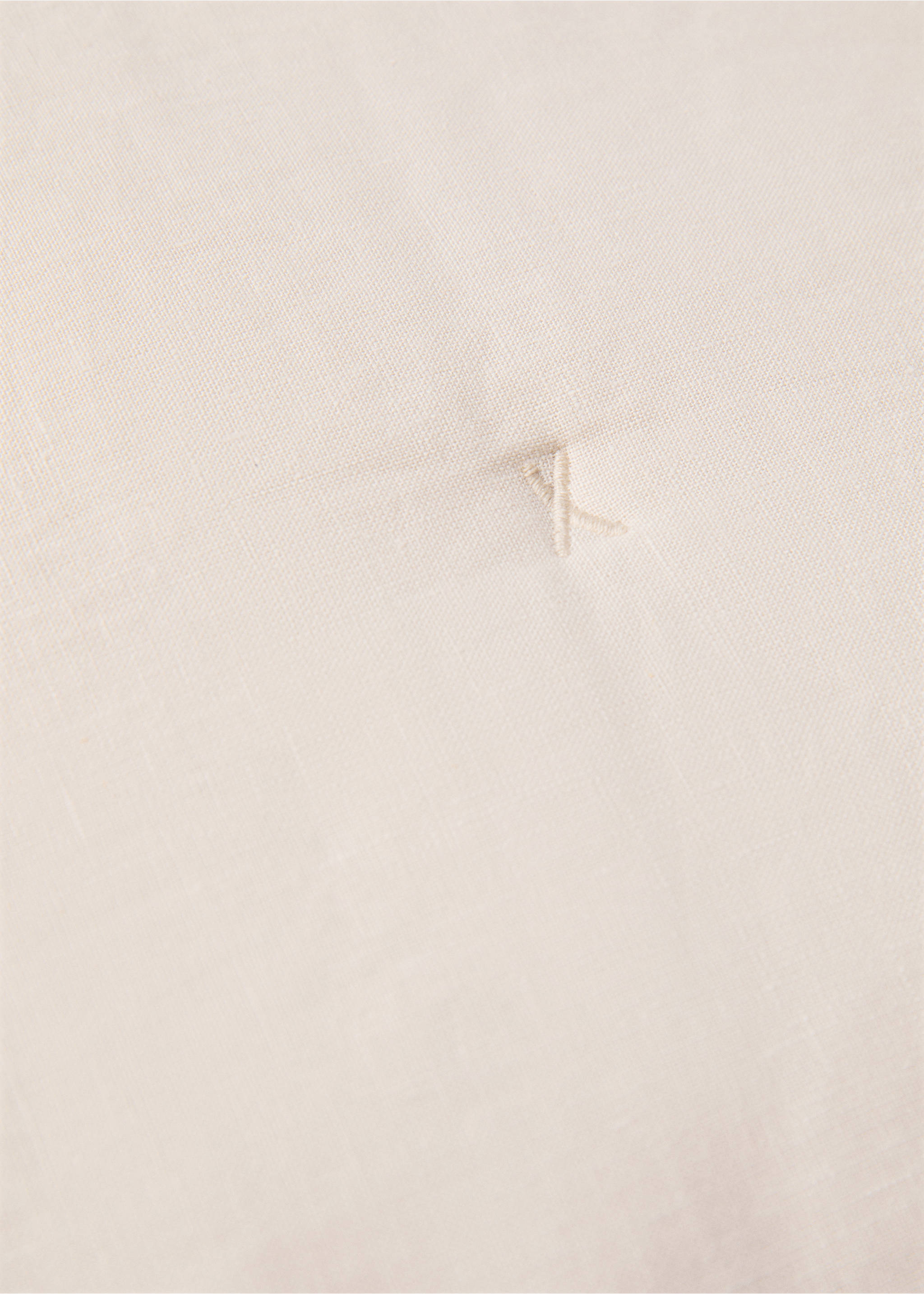 Poszewka na jaśka z 100% lnu 60 x 60 cm - Szczegóły artykułu 1, Beżowy. Ref: 77090579-00.