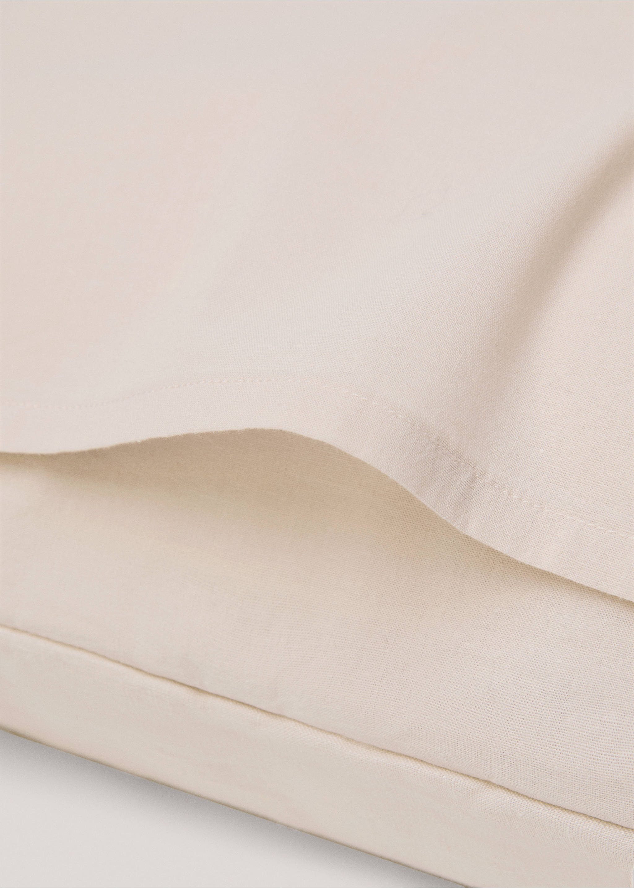 Poszewka na jaśka z 100% lnu 60 x 60 cm - Szczegóły artykułu 3, Beżowy. Ref: 77090579-00.