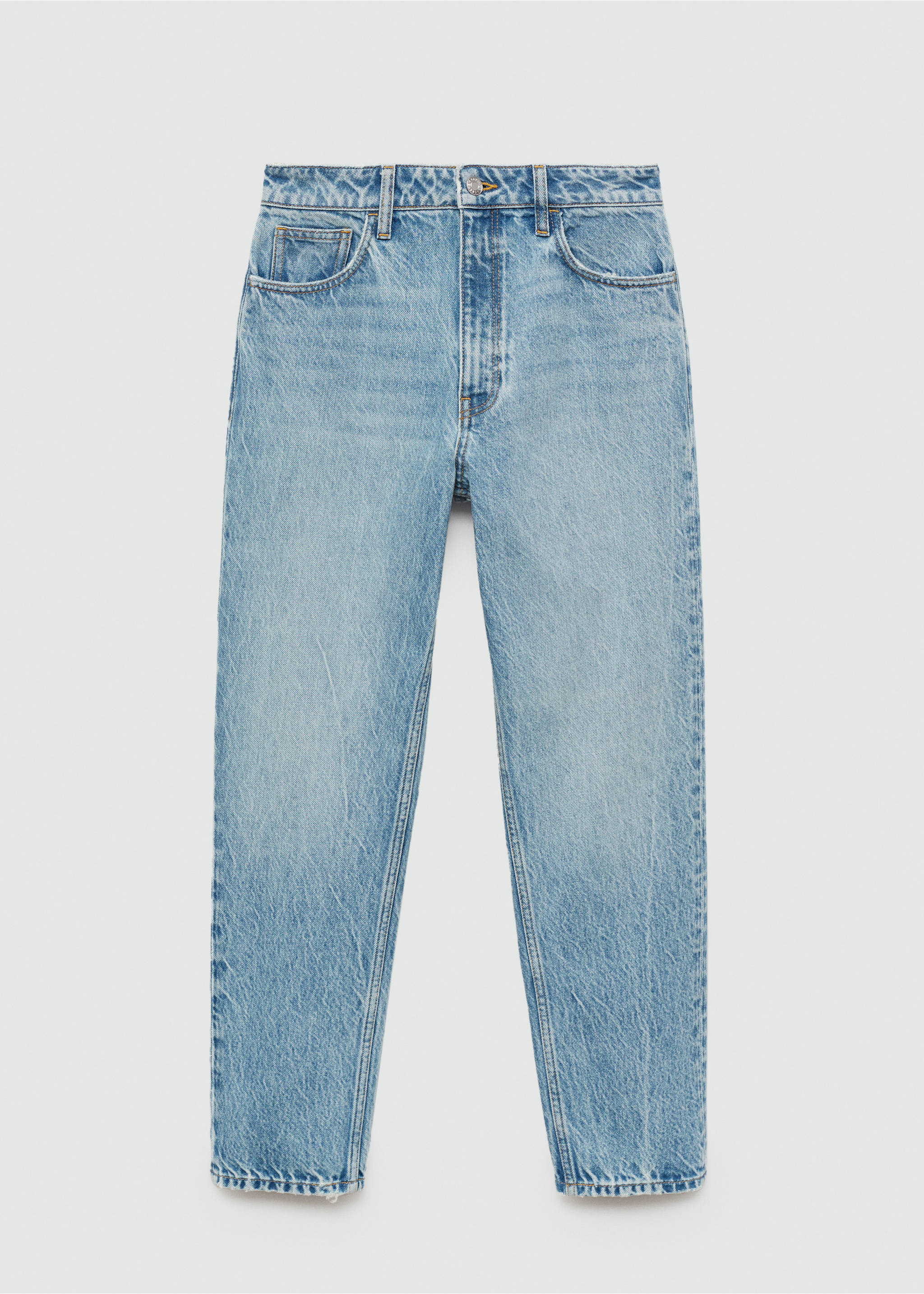 Mom2000 high-rise jeans - Article without model, Medium Blue. Ref: 77090583-00.