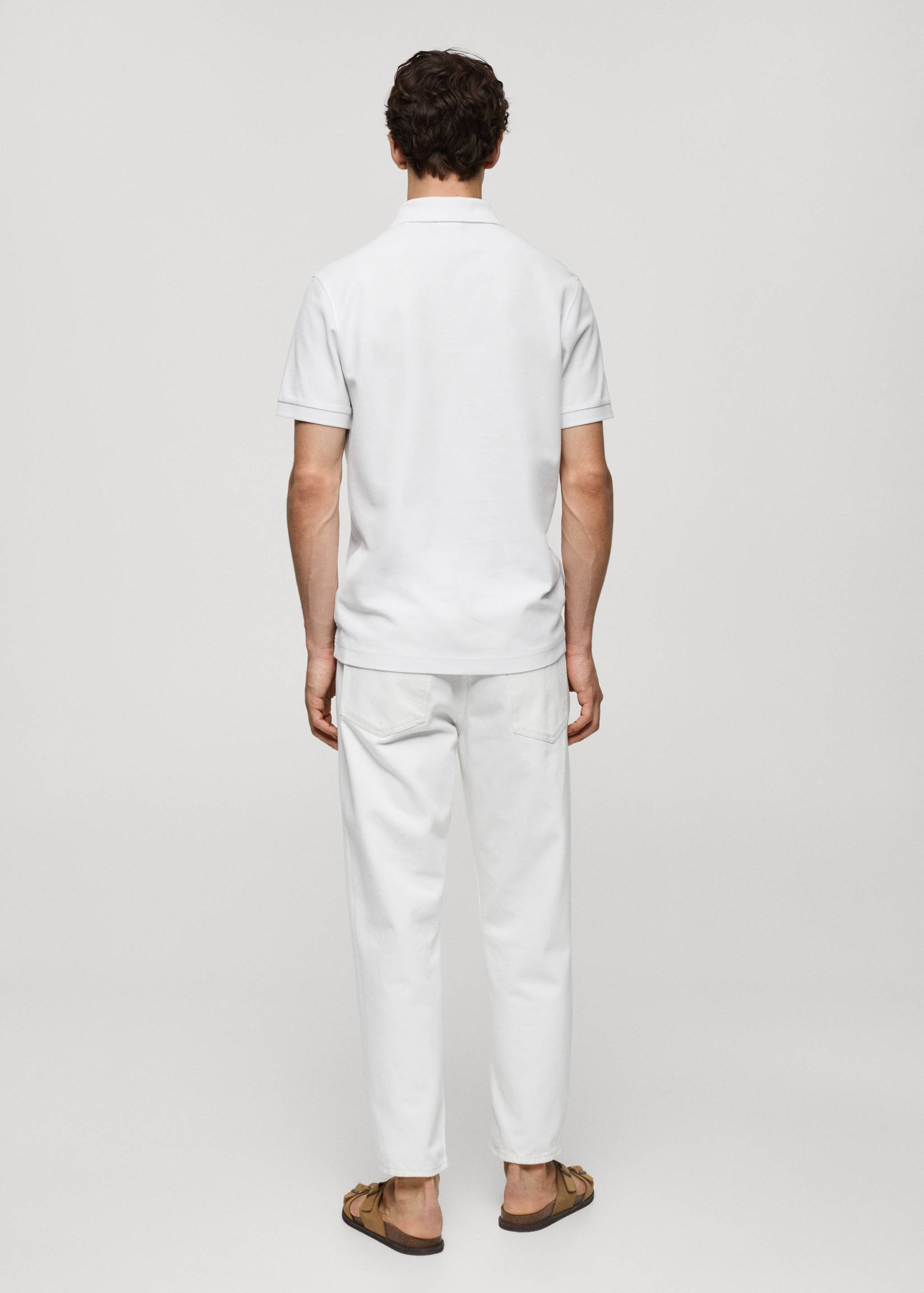 Polokošile piké 100% bavlna - Zadní strana zboží