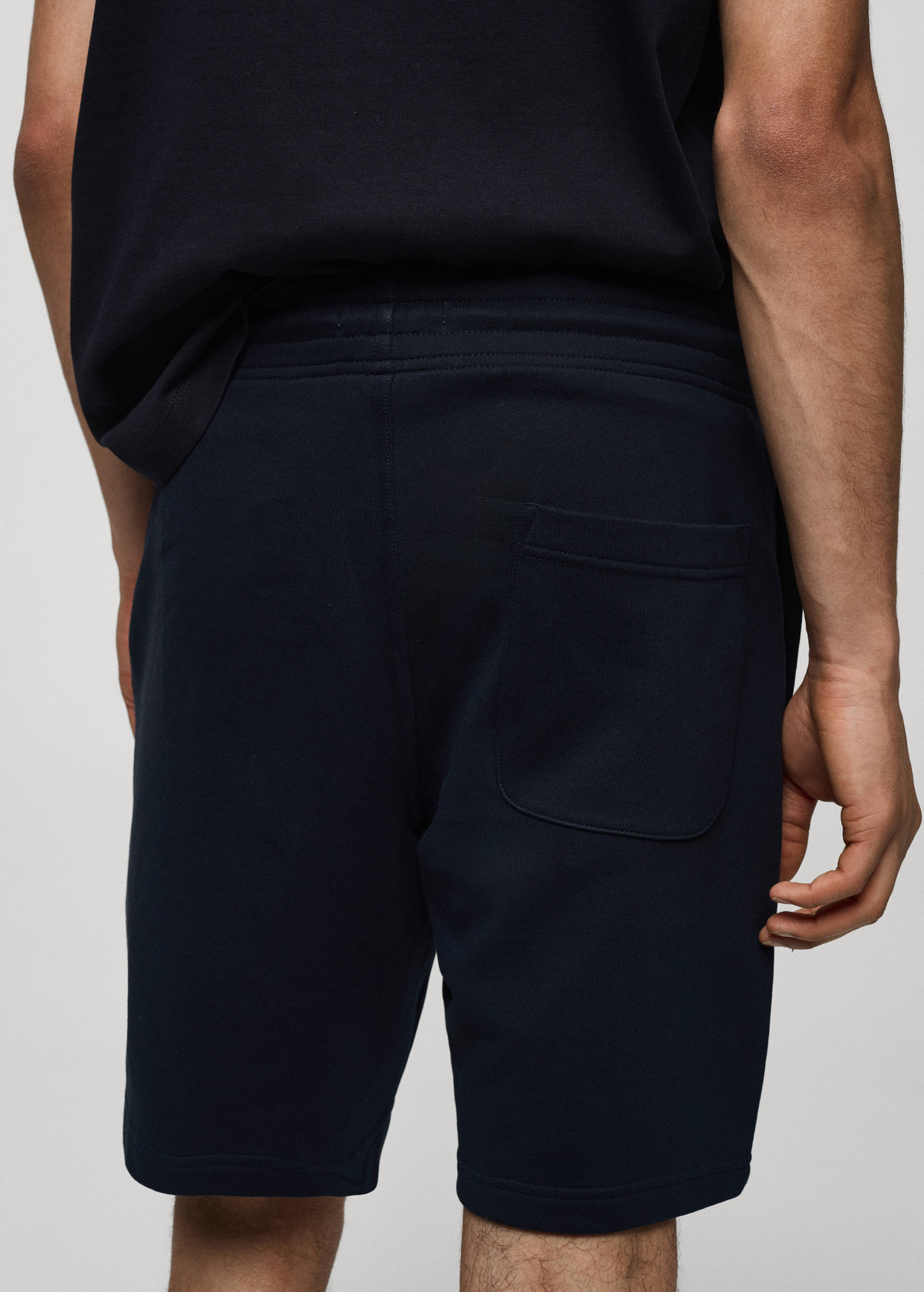 Jogger cotton Bermuda shorts - Details of the article 6