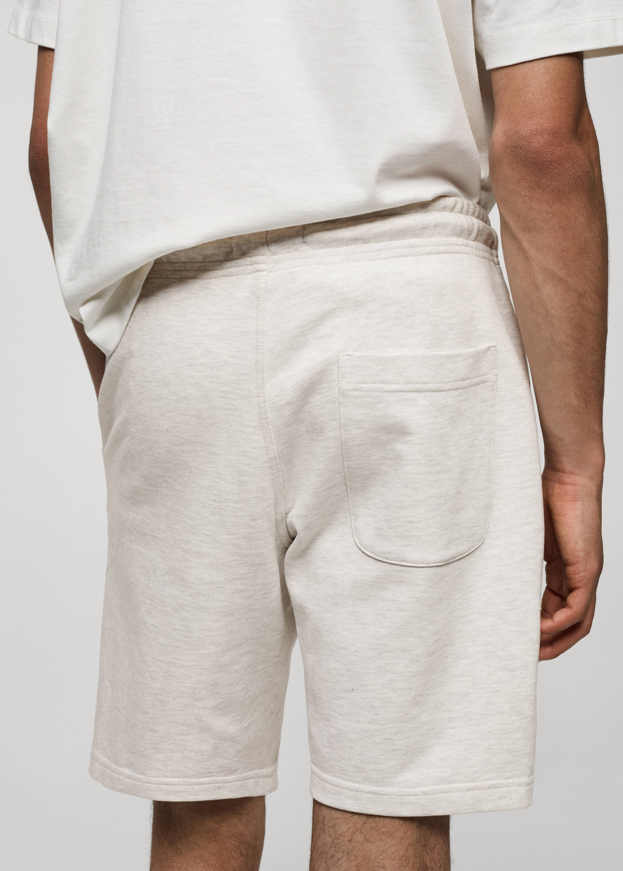 Jogger cotton Bermuda shorts - Details of the article 6