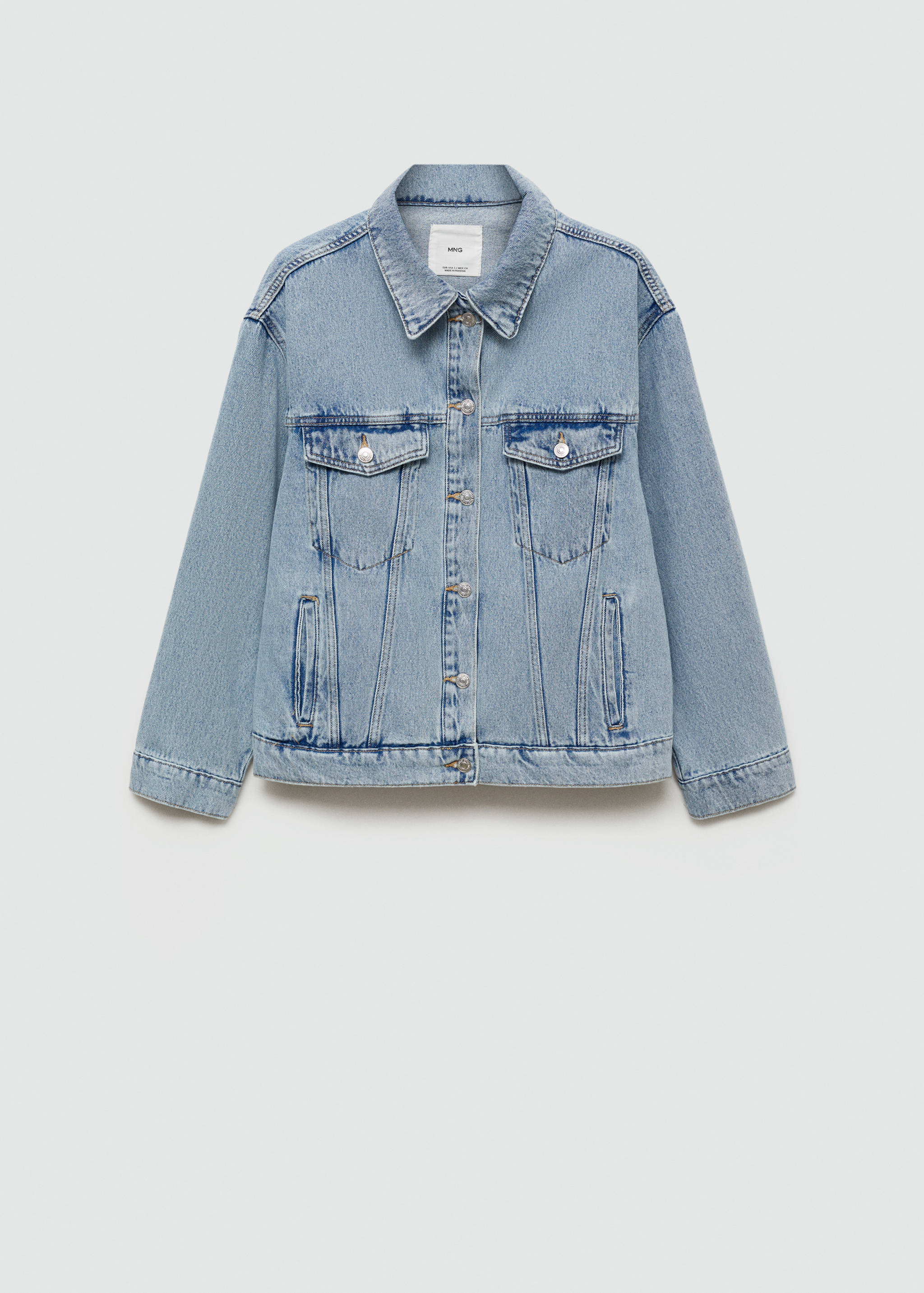 Oversize denim jacket - Article without model