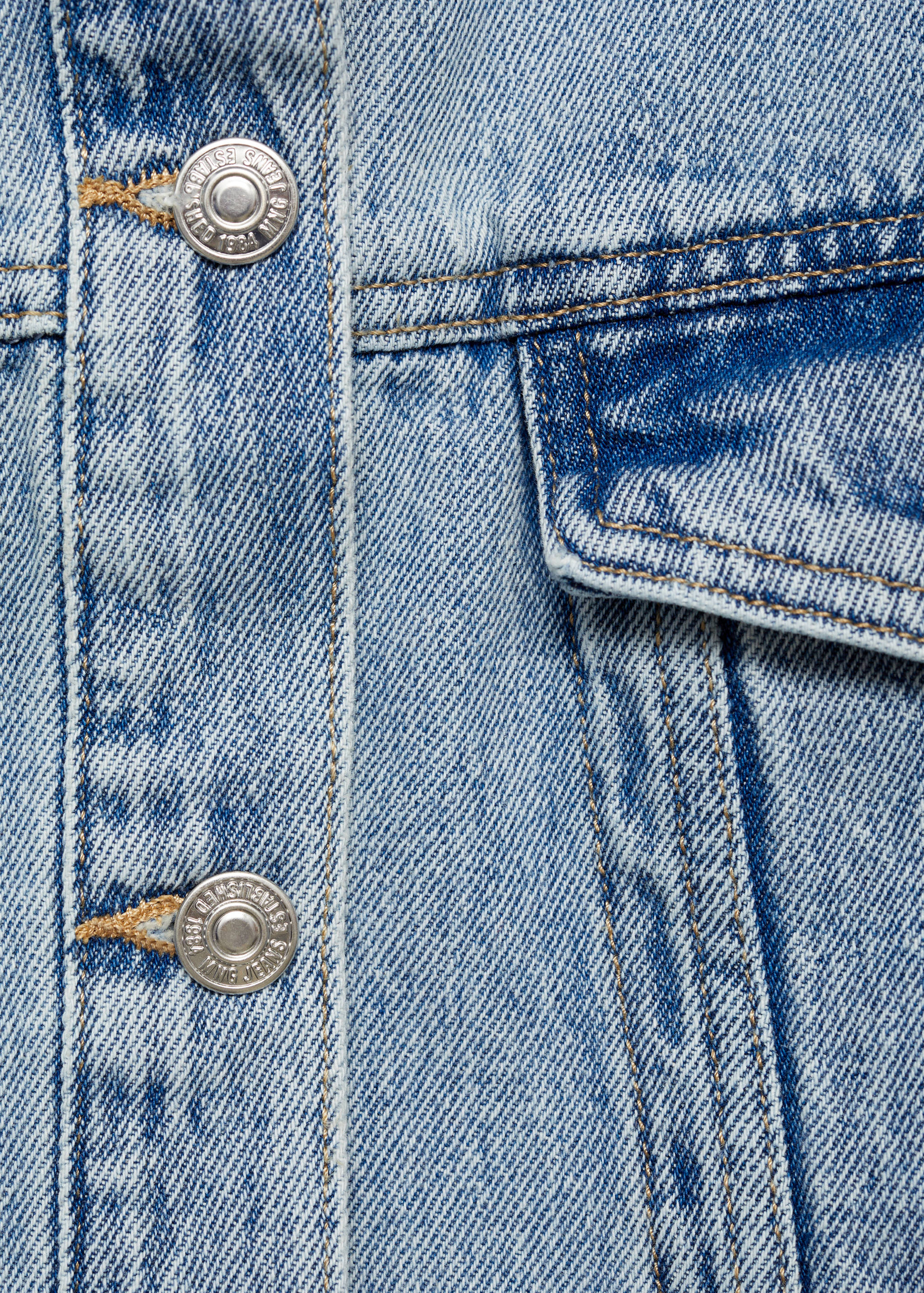 Oversize denim jacket - Details of the article 8