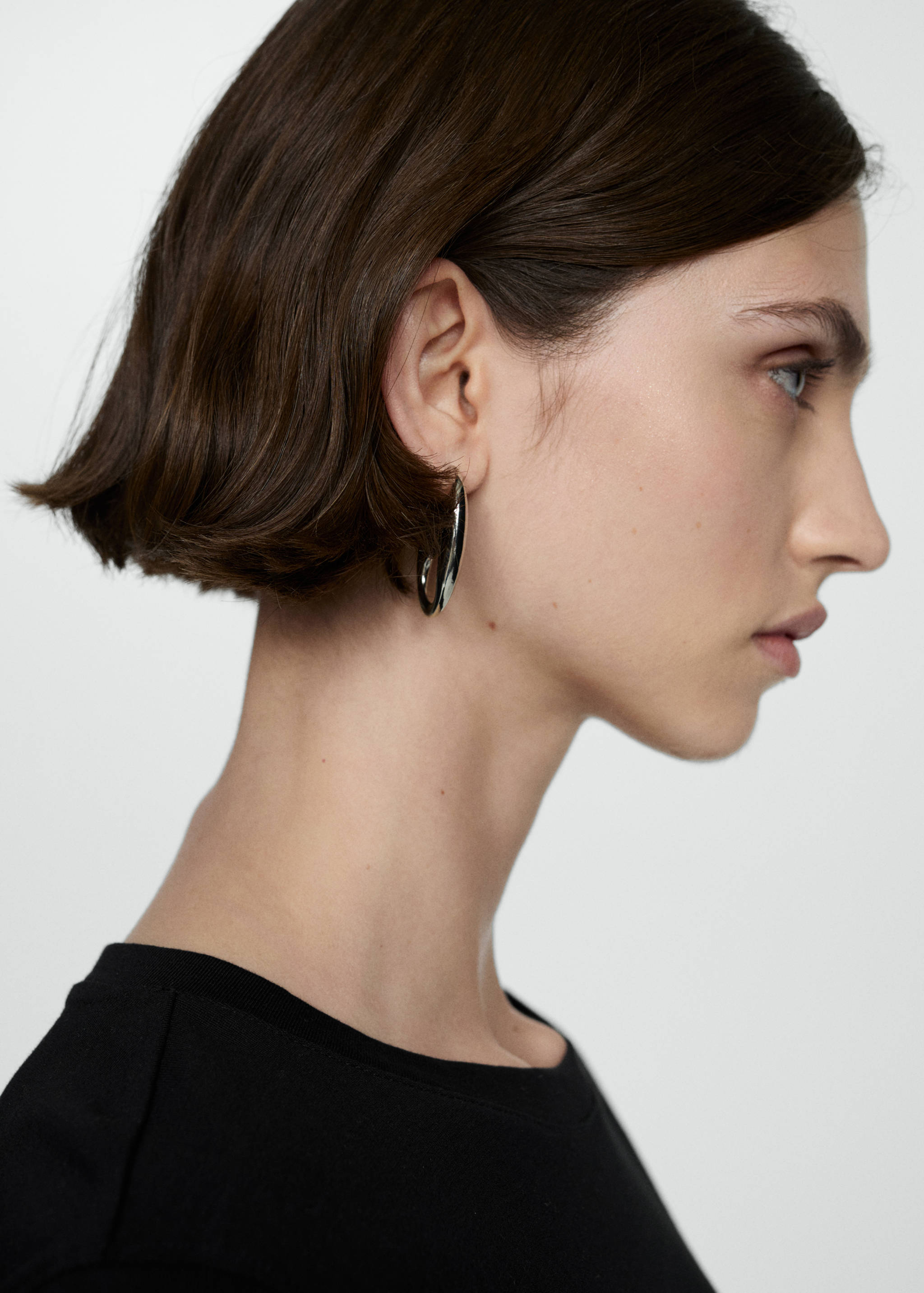 Kurzärmliges Baumwoll-T-Shirt - Detail des Artikels 1