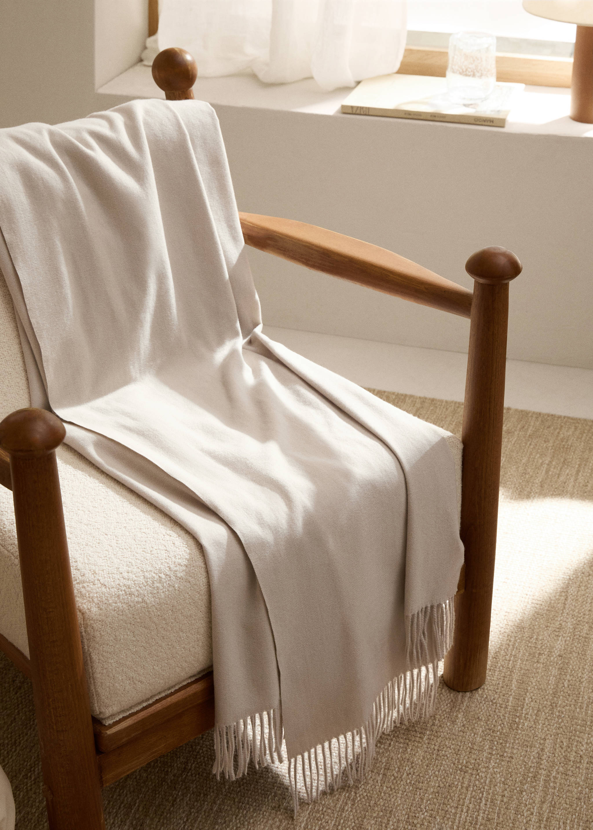 Weiche Fransendecke - Allgemeine Ansicht