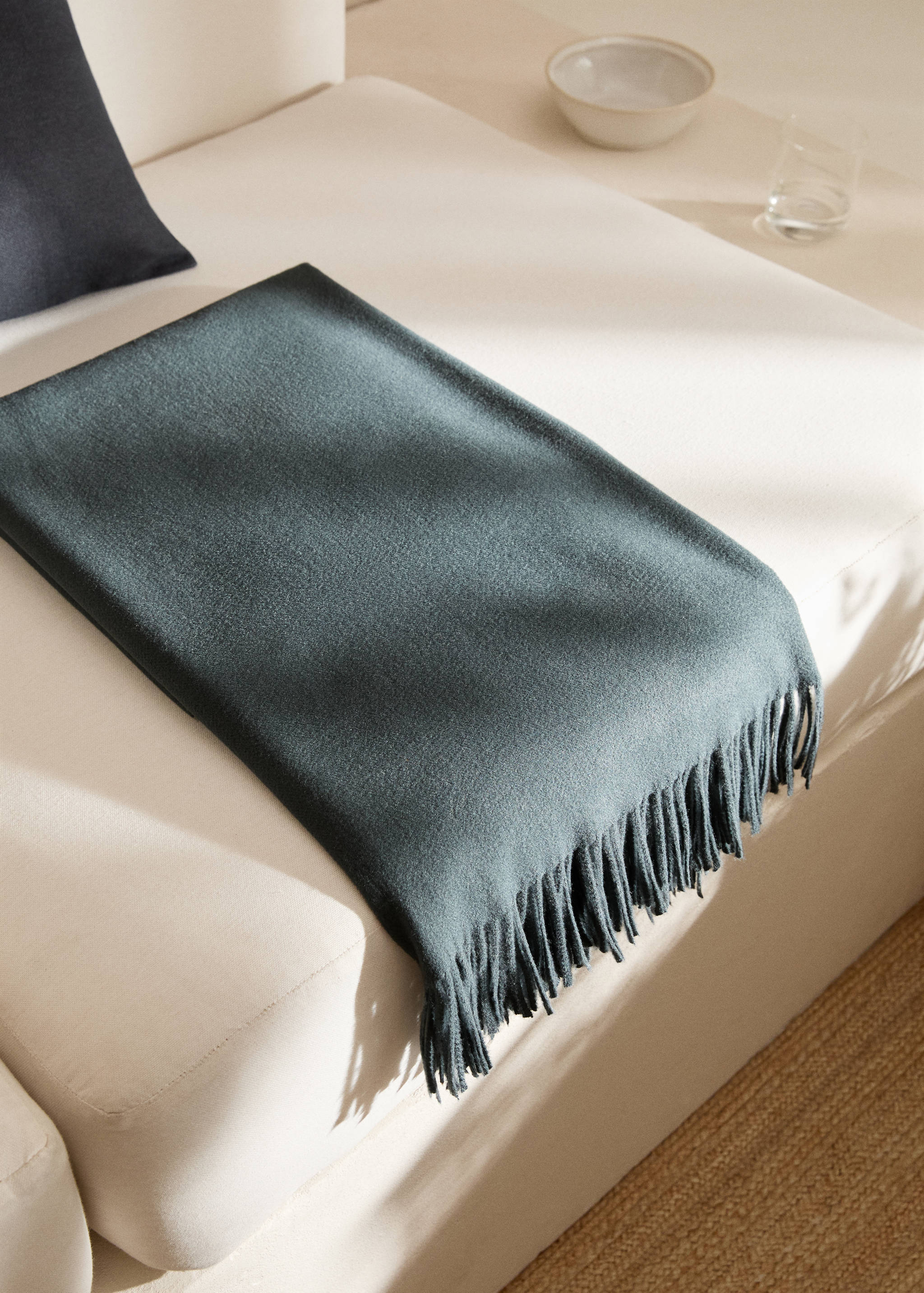 Weiche Fransendecke - Allgemeine Ansicht