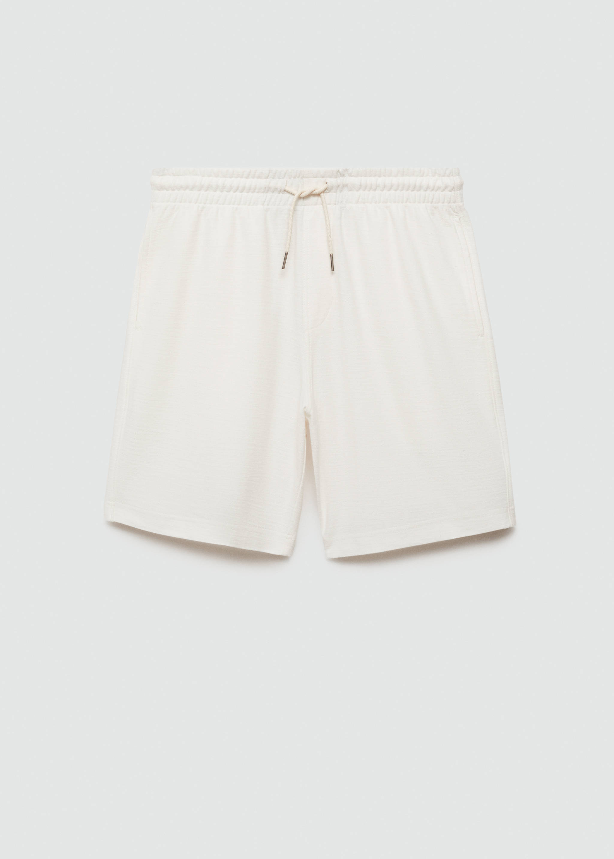 Baumwoll-Bermudashorts mit Kordelzug - Artikel ohne Model