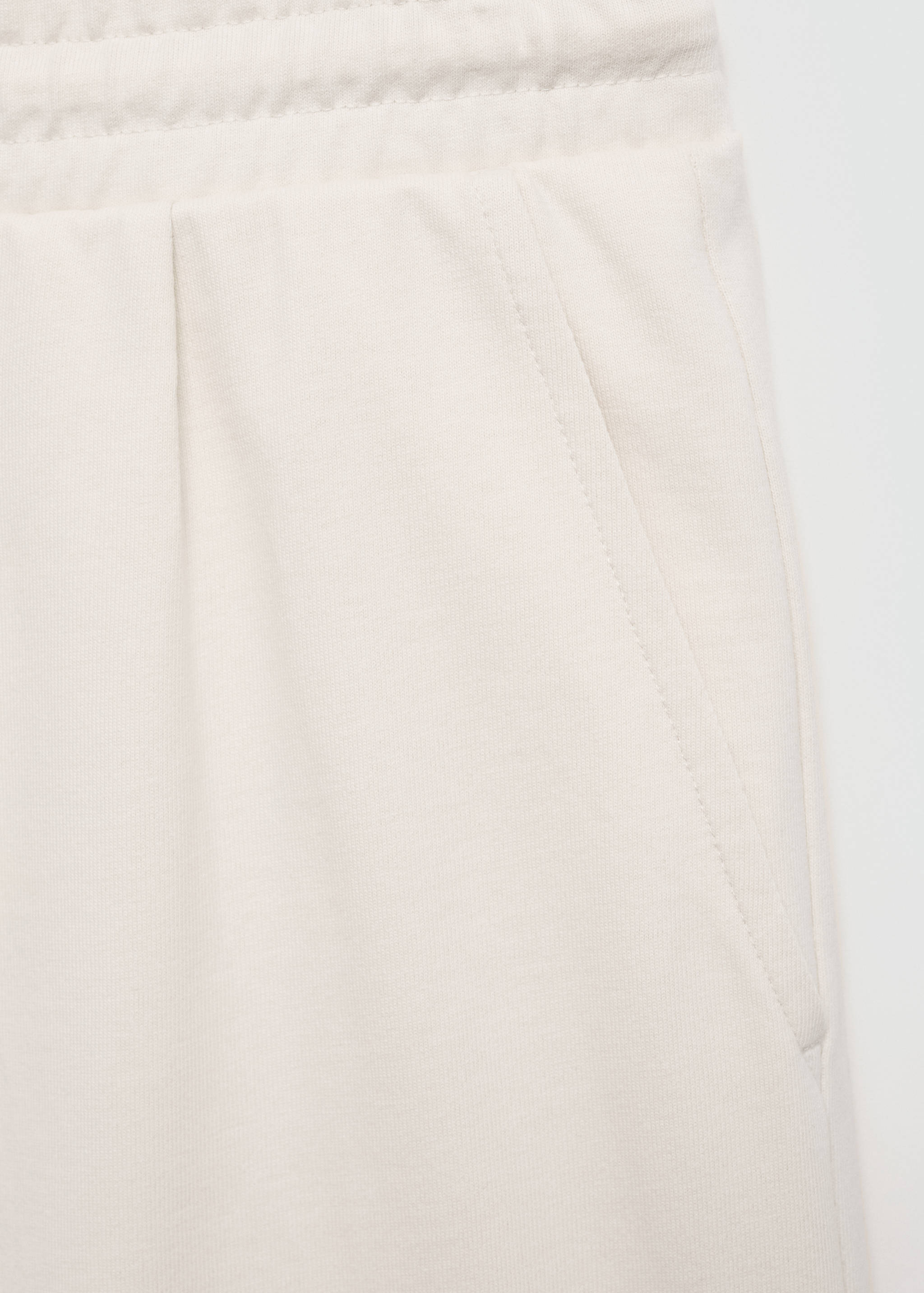 100% cotton bermuda shorts with drawstring - Details of the article 0