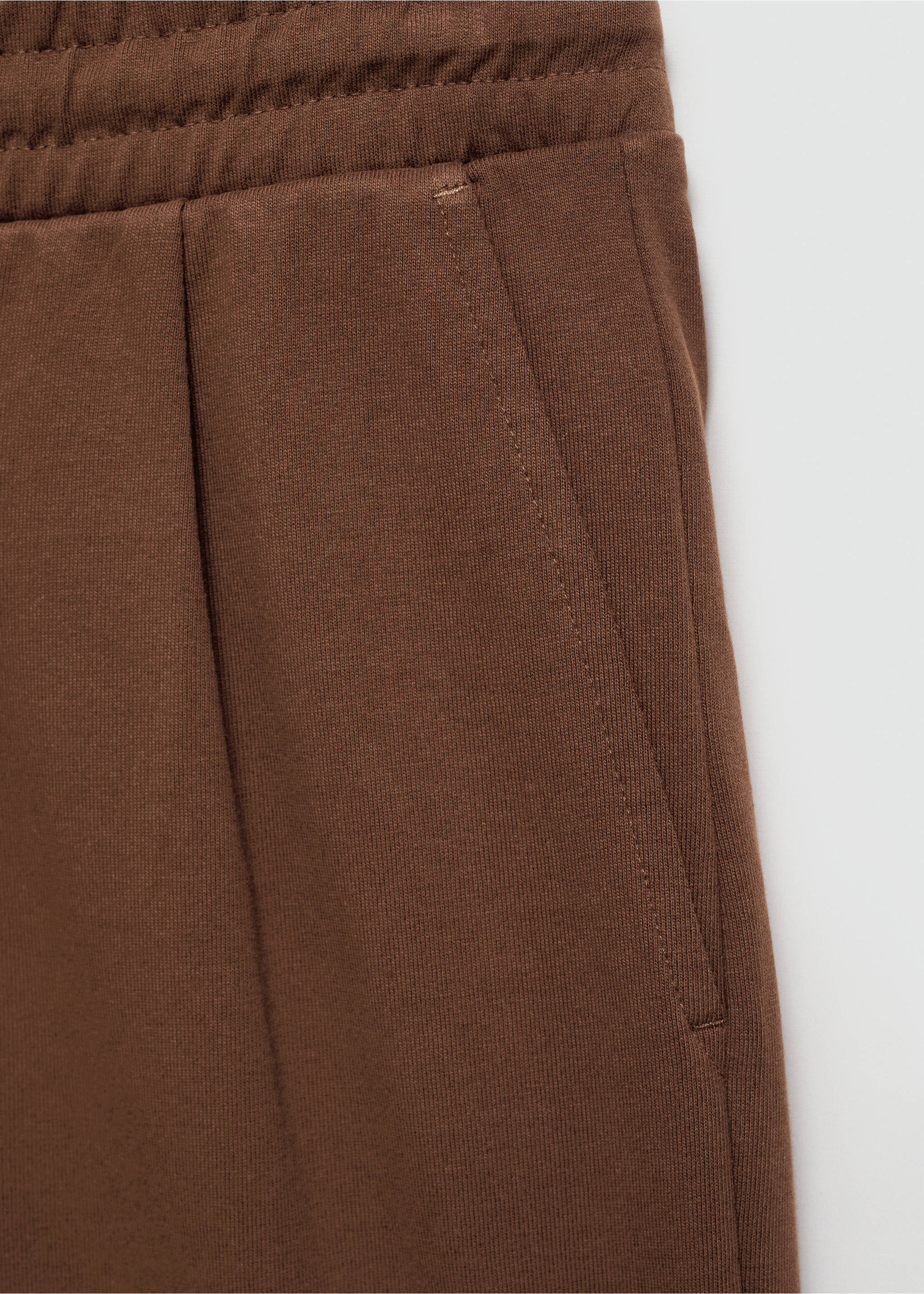 Bermuda 100 % coton cordon - Détail de l'article 0, Marron. Ref: 77090607-00.
