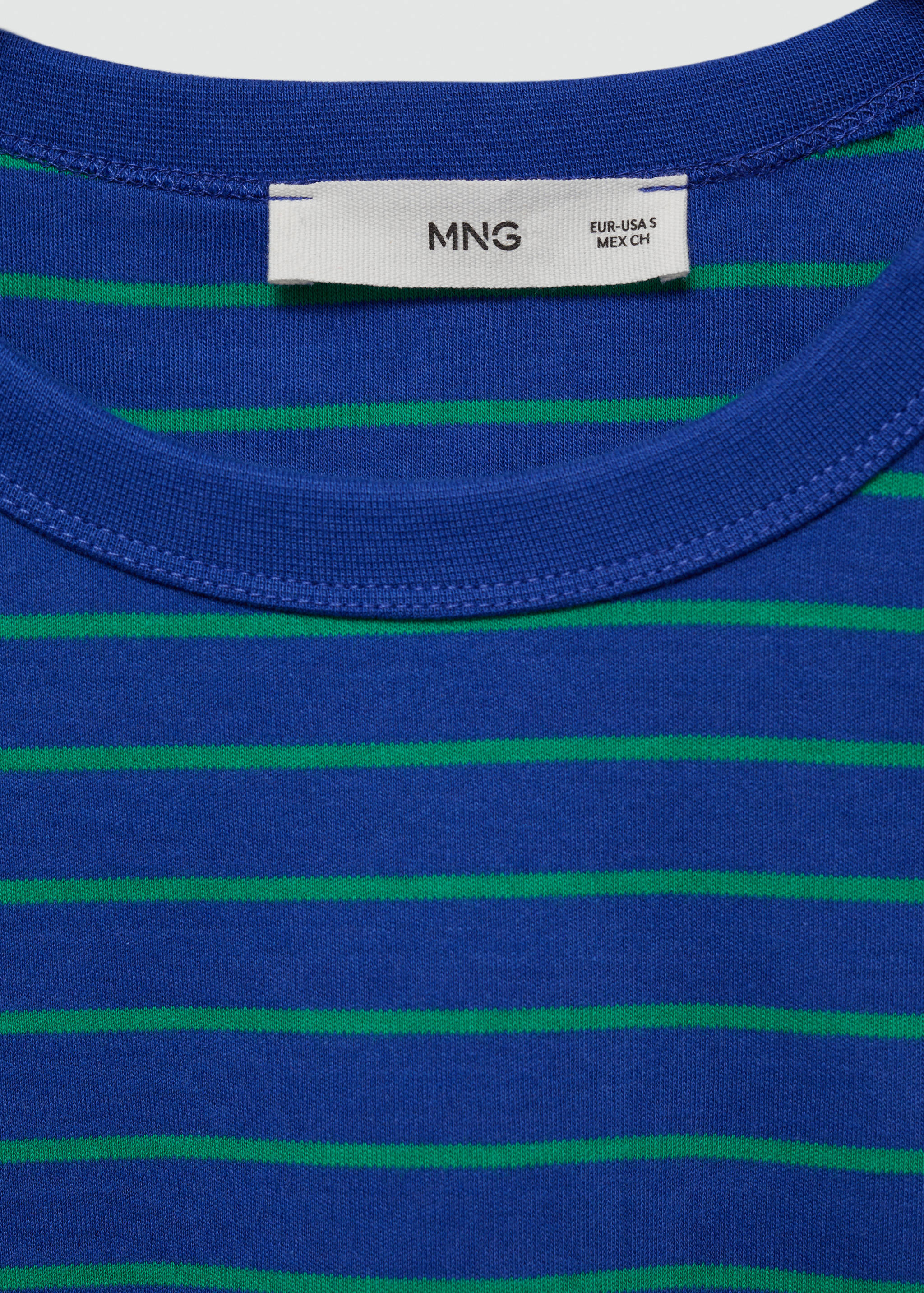 Printed striped T-shirt - Details of the article 8