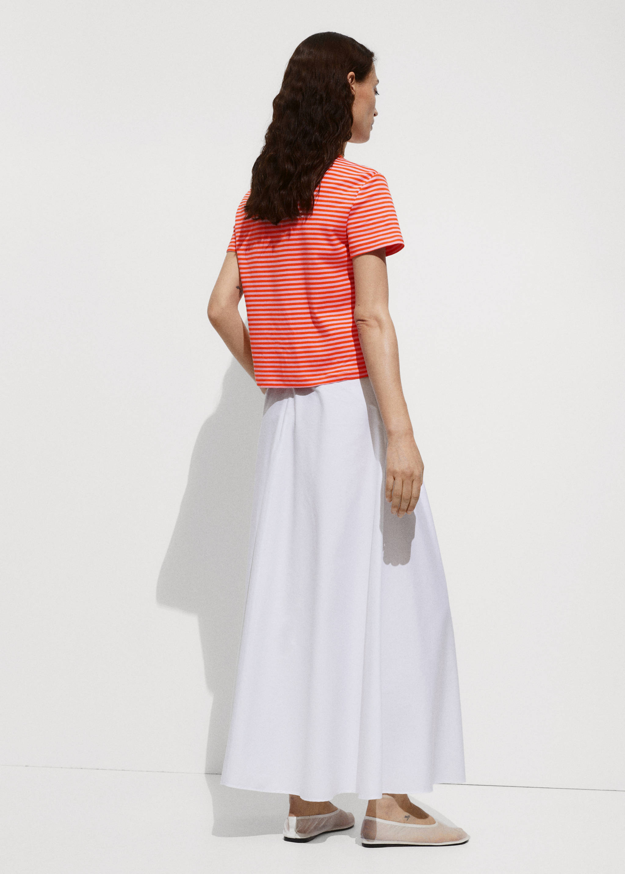 Maglietta cotone a righe - Retro dell'articolo