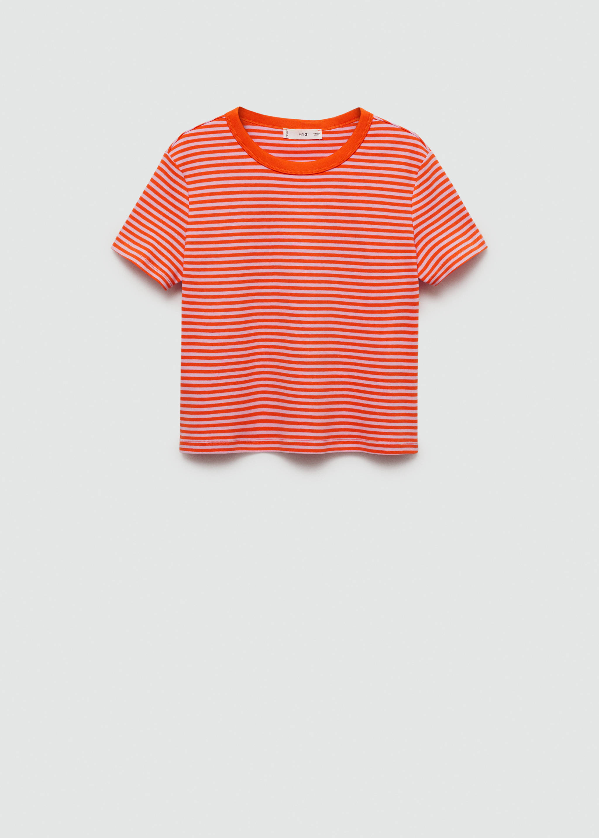 Printed striped T-shirt - Article without model