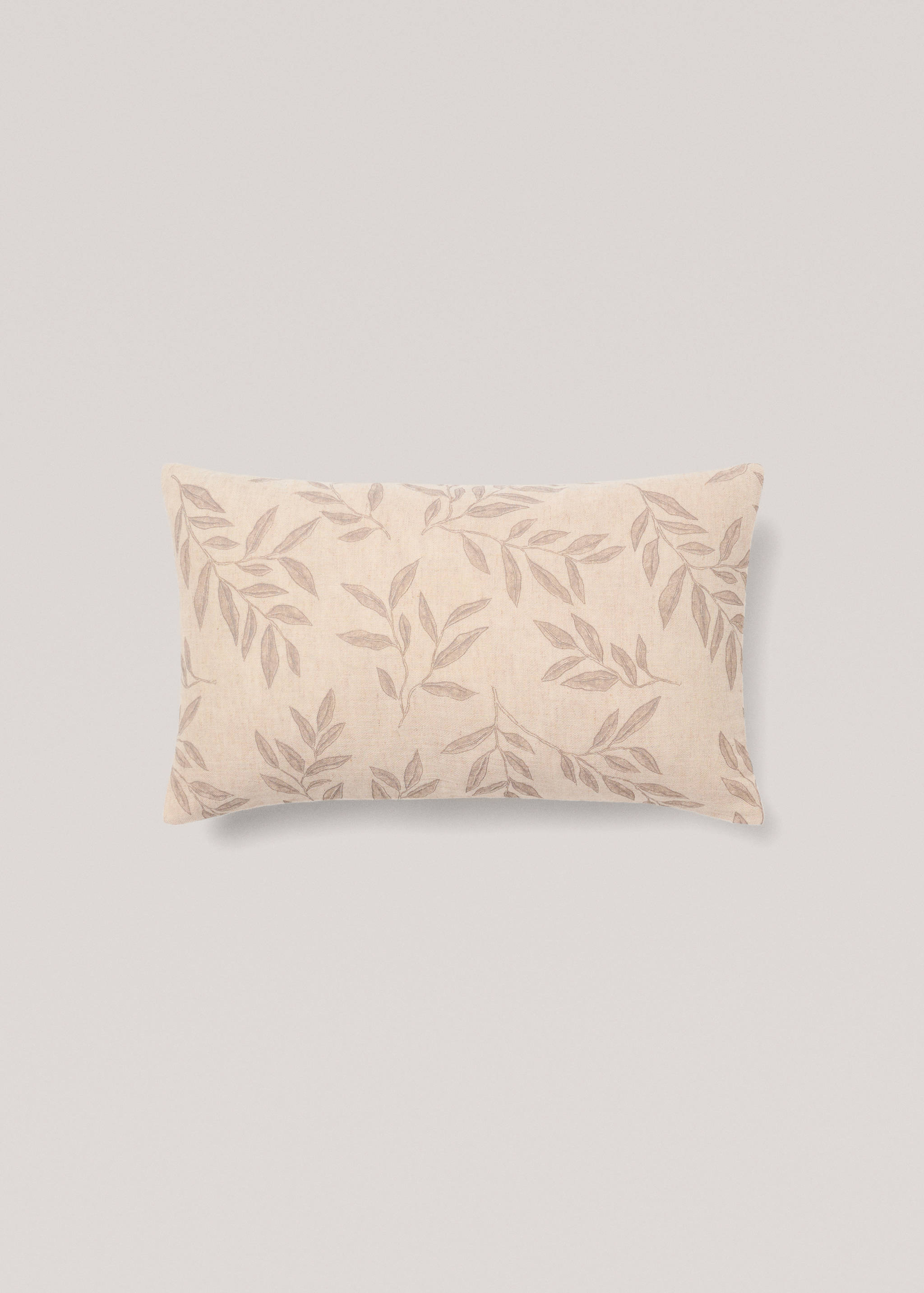 Housse de coussin coton lin fleurs 30x50 cm - Article sans modèle