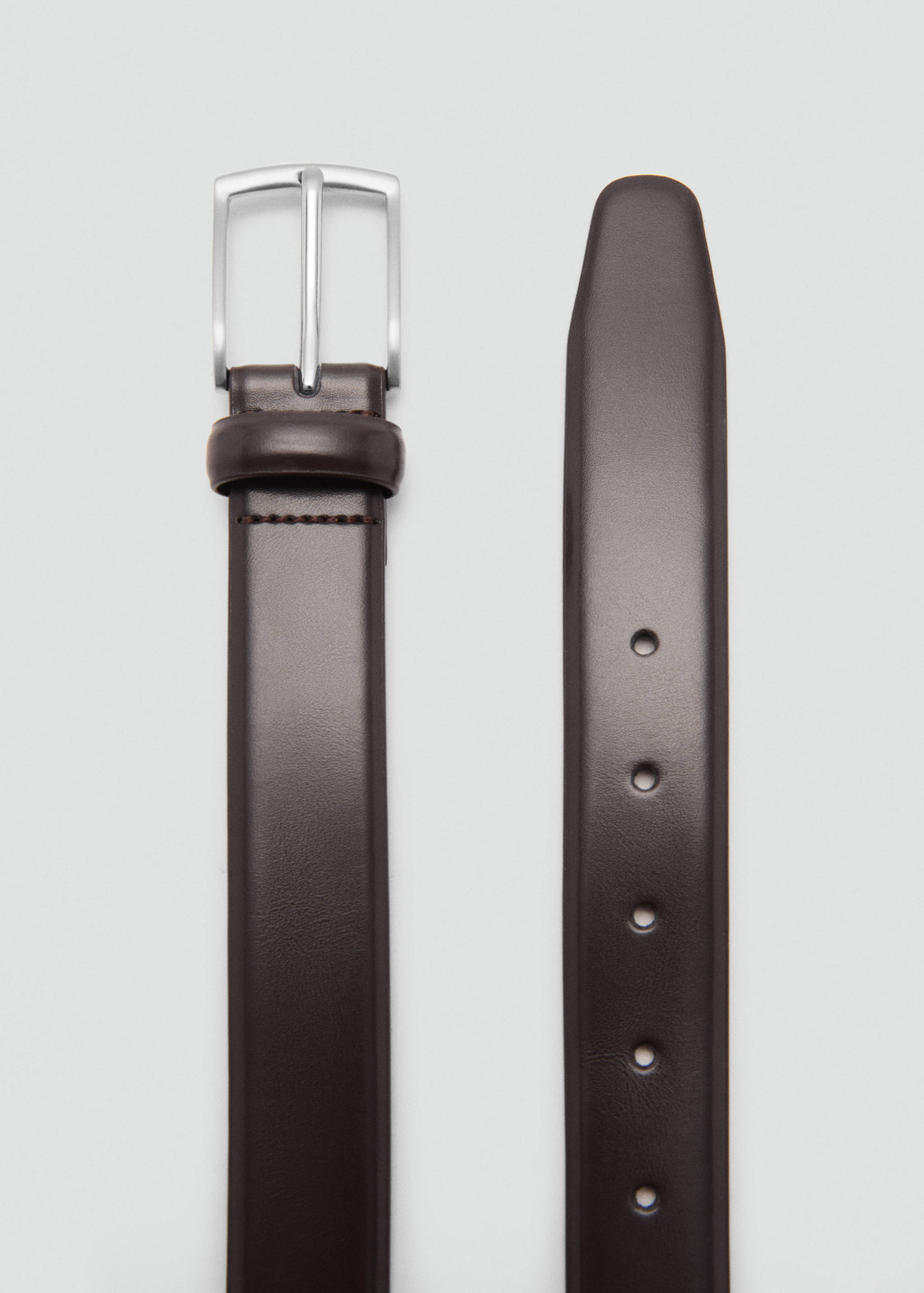 Kožený pásek - Náhled ve středové rovině