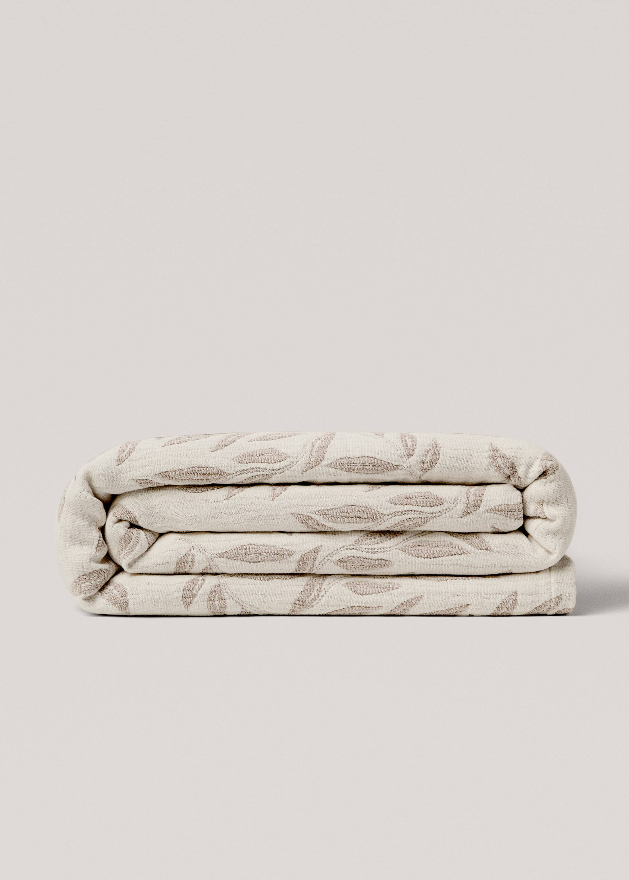 100% cotton floral-print quilt - Article without model