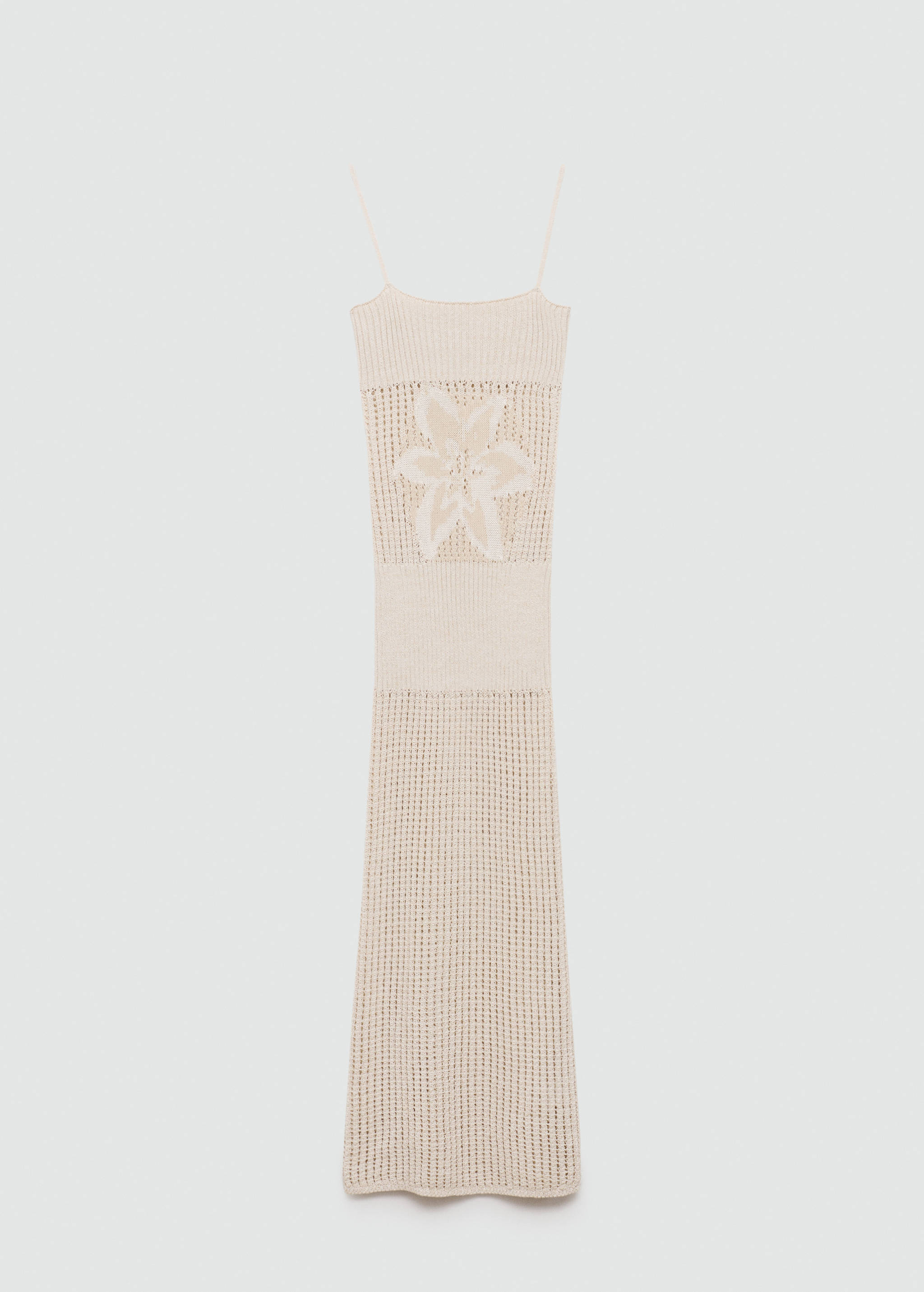 Strickkleid mit Maxi-Blume - Artikel ohne Model
