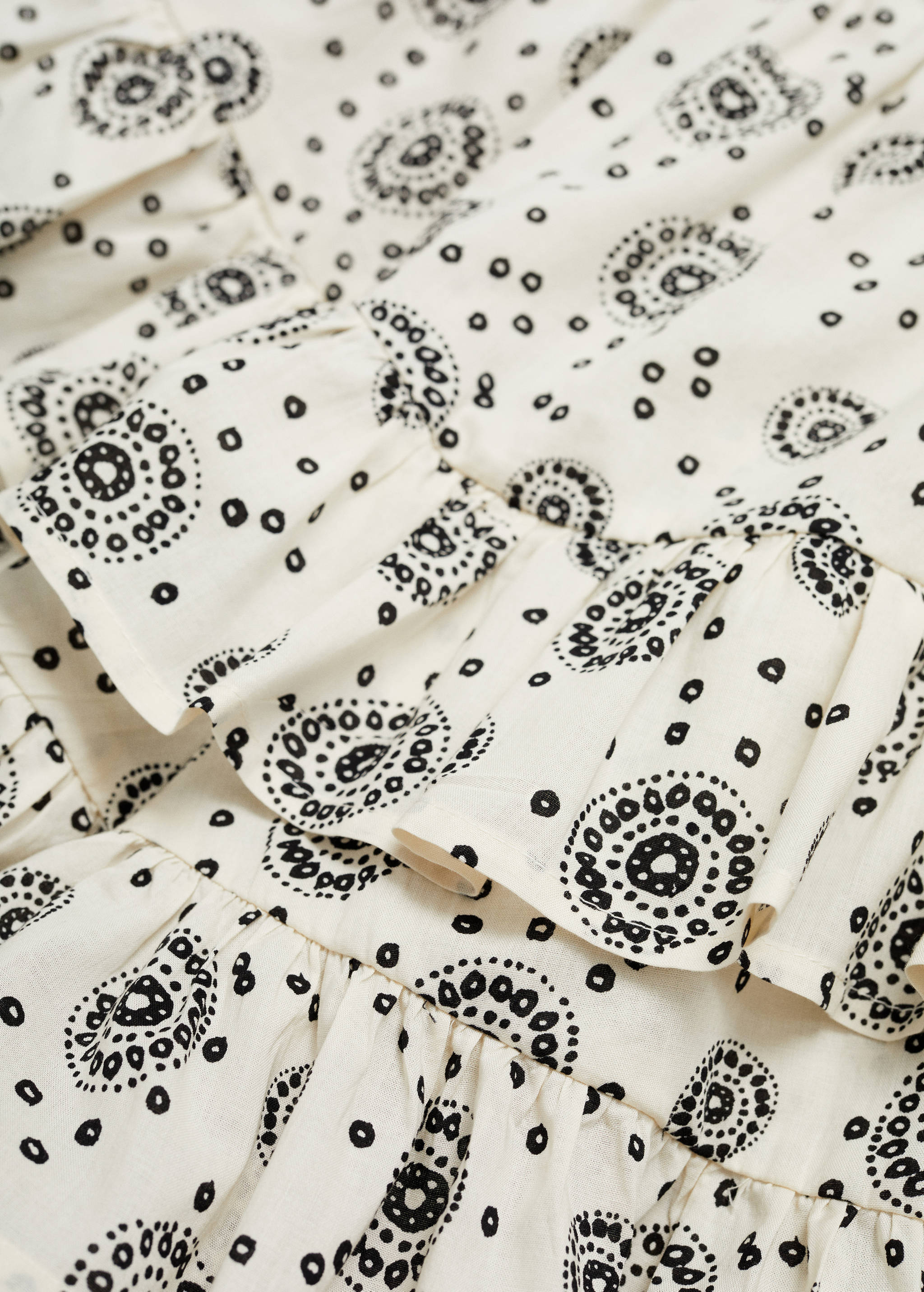 Printed skirt trousers - Details of the article 0