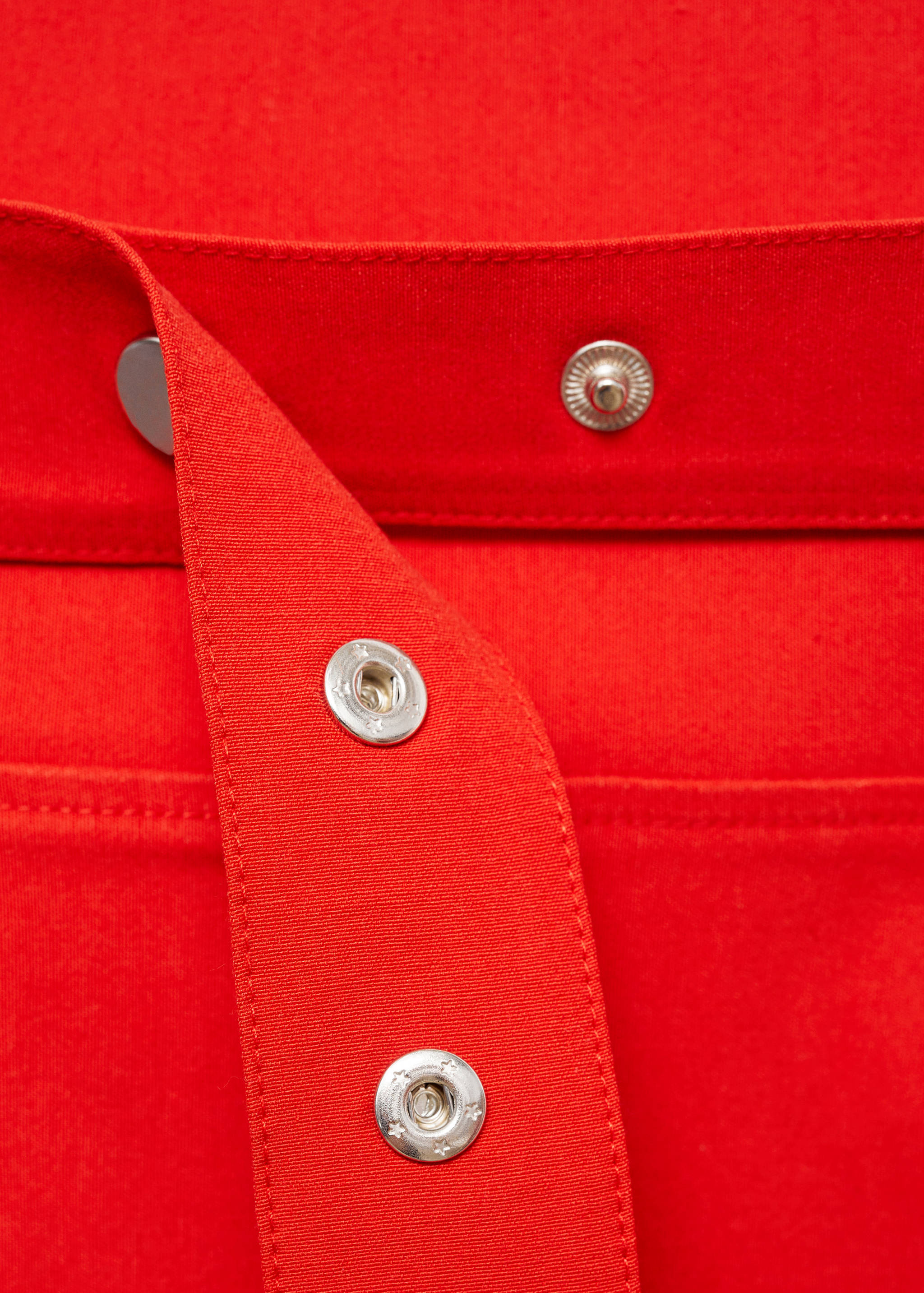 Skirt with belt and buttons - Details of the article 0