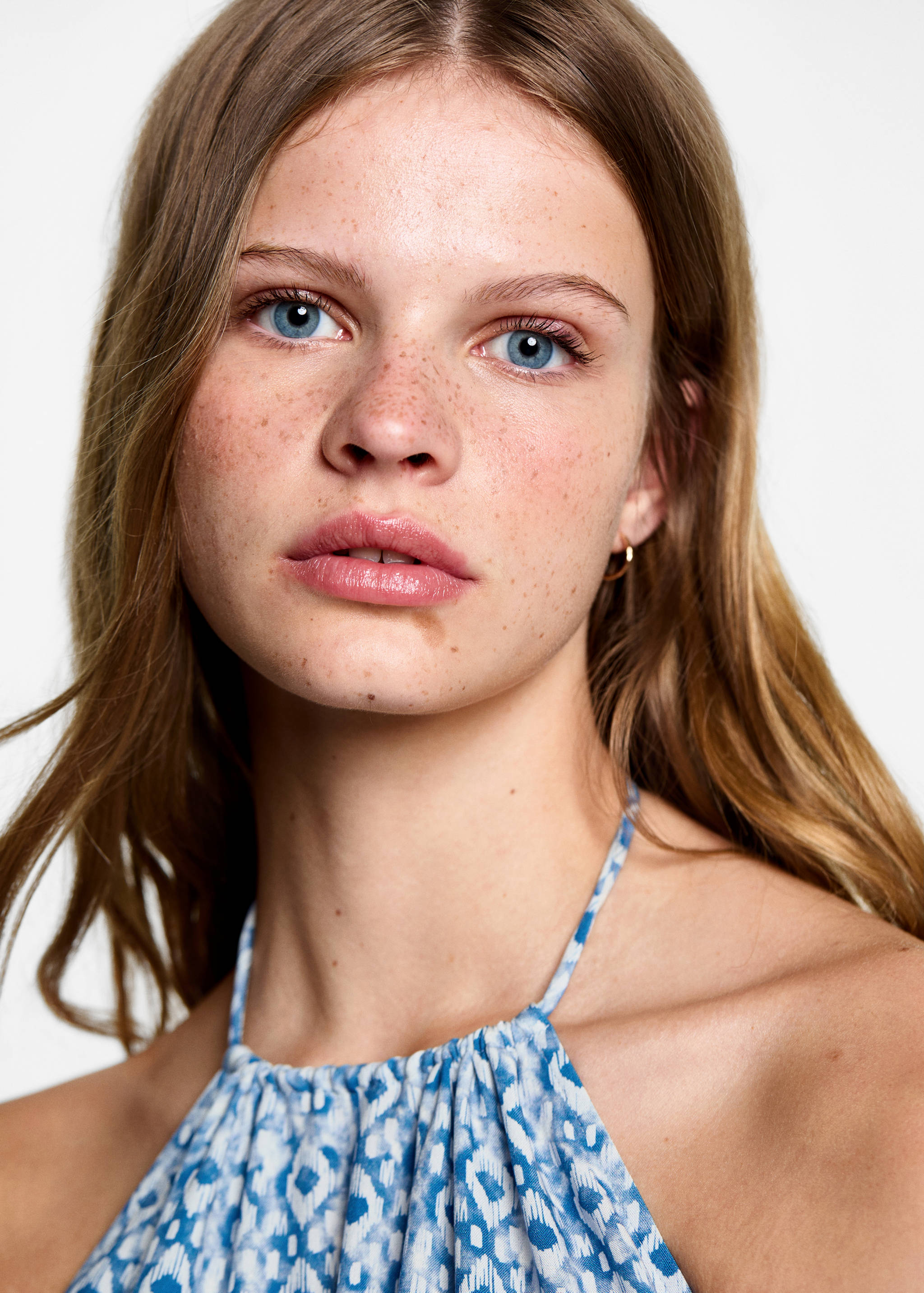 Vestido estampado corto - Detalle del artículo 1