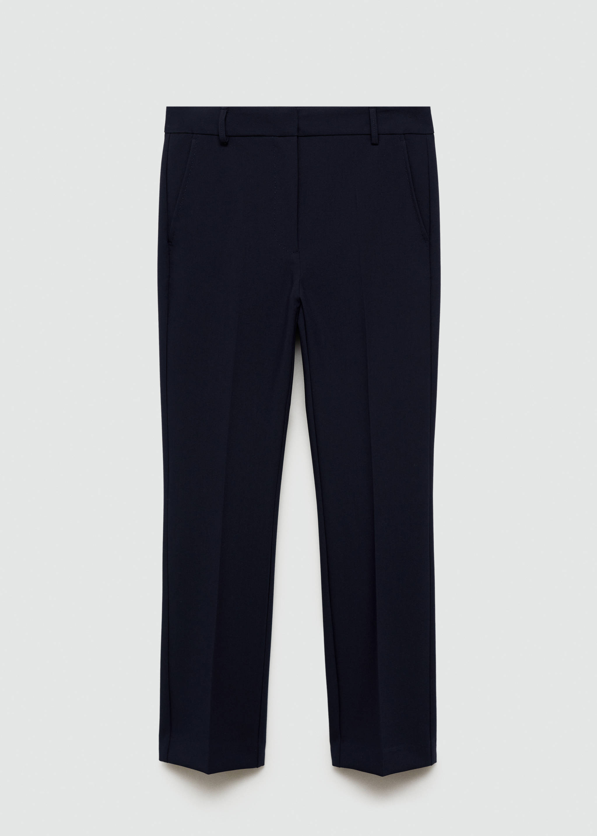 Straight-fit pleated trousers - Article without model