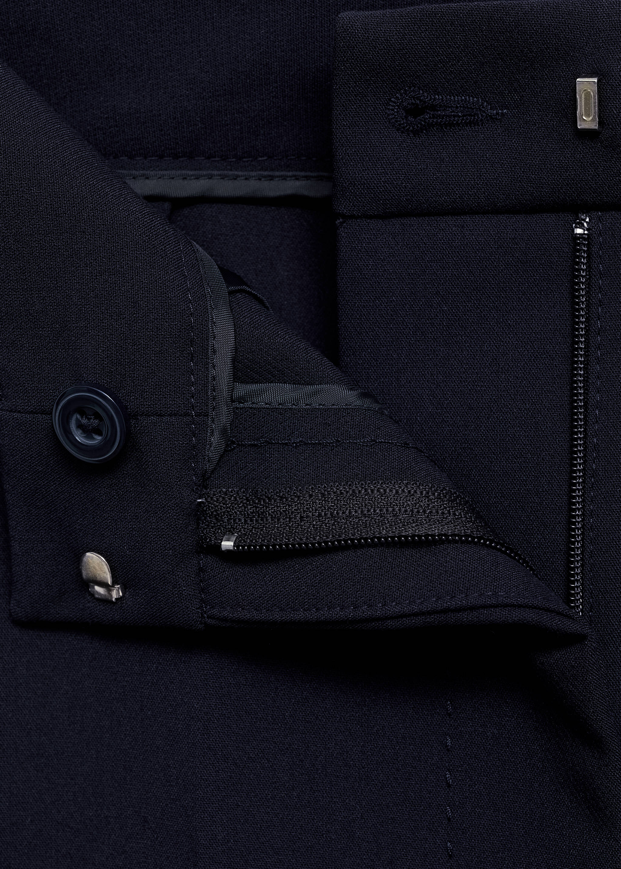 Straight-fit pleated trousers - Details of the article 8