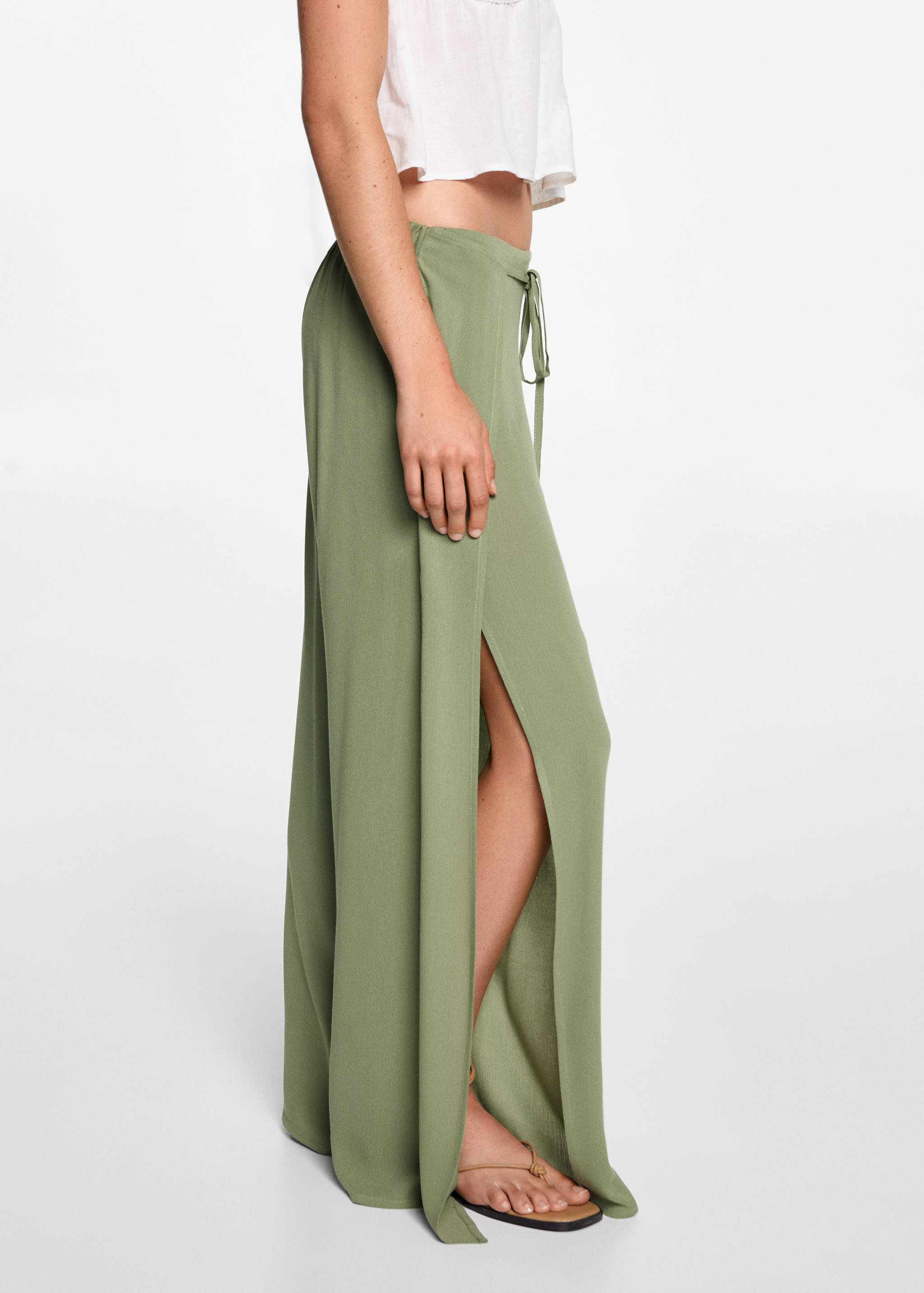 Palazzo pants with openings - Details of the article 2