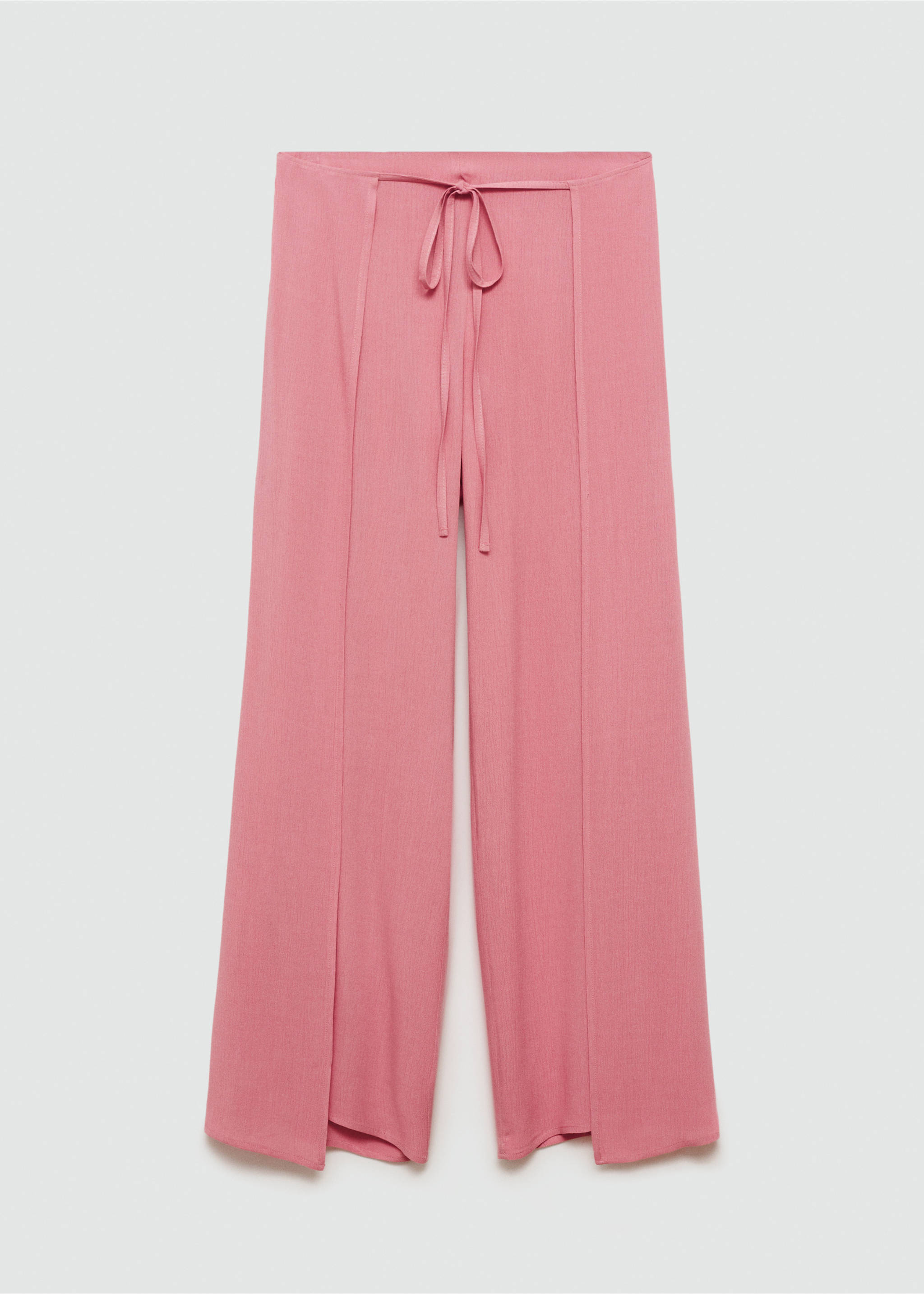 Palazzo pants with openings - Article without model, Pink. Ref: 77090643-00.