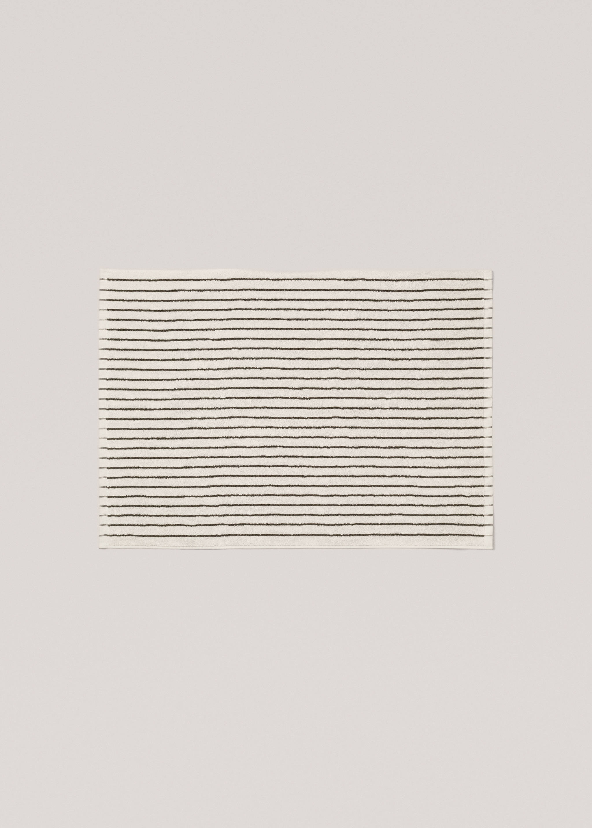 Striped cotton rug - Article without model