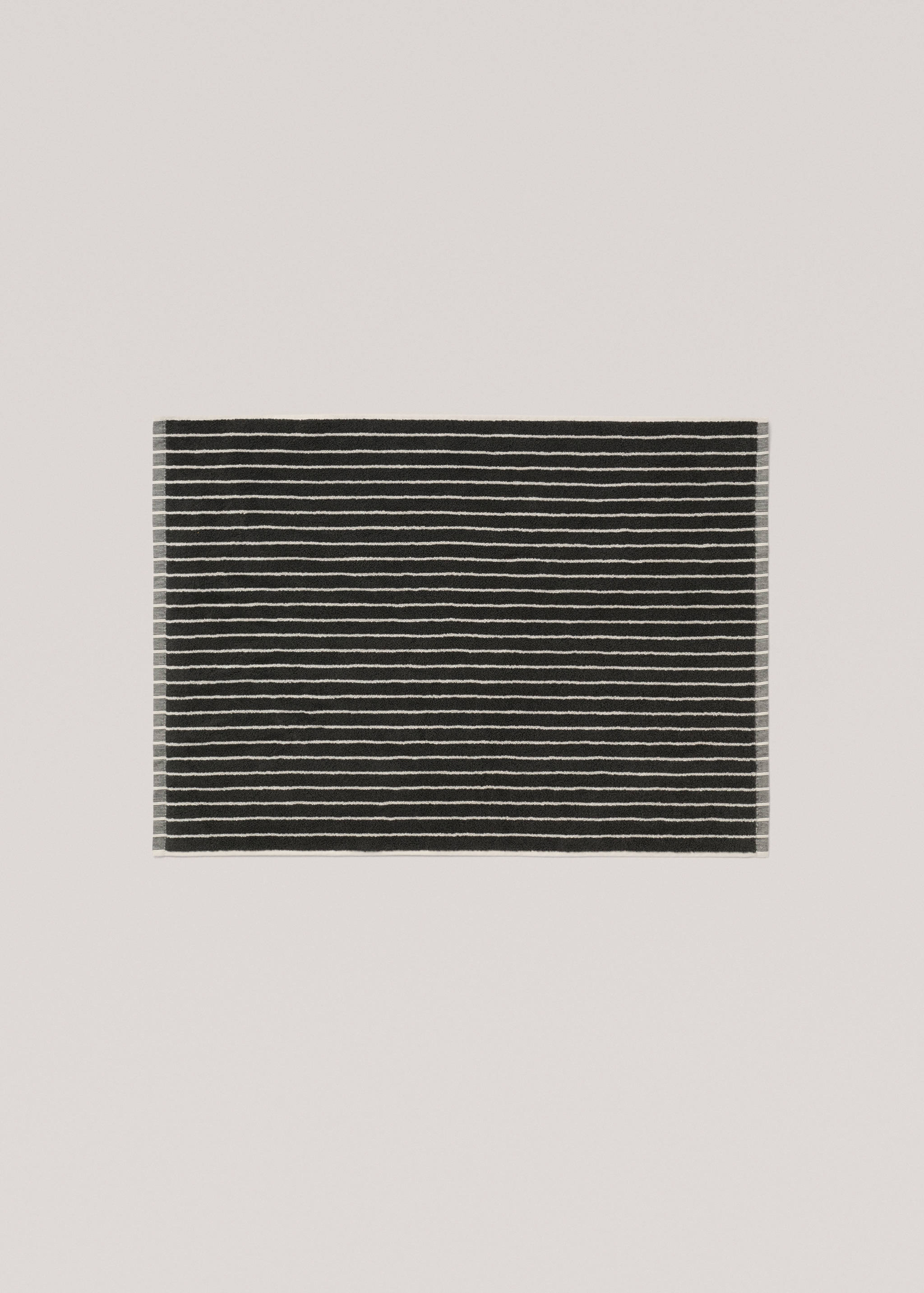Striped cotton rug - Article without model