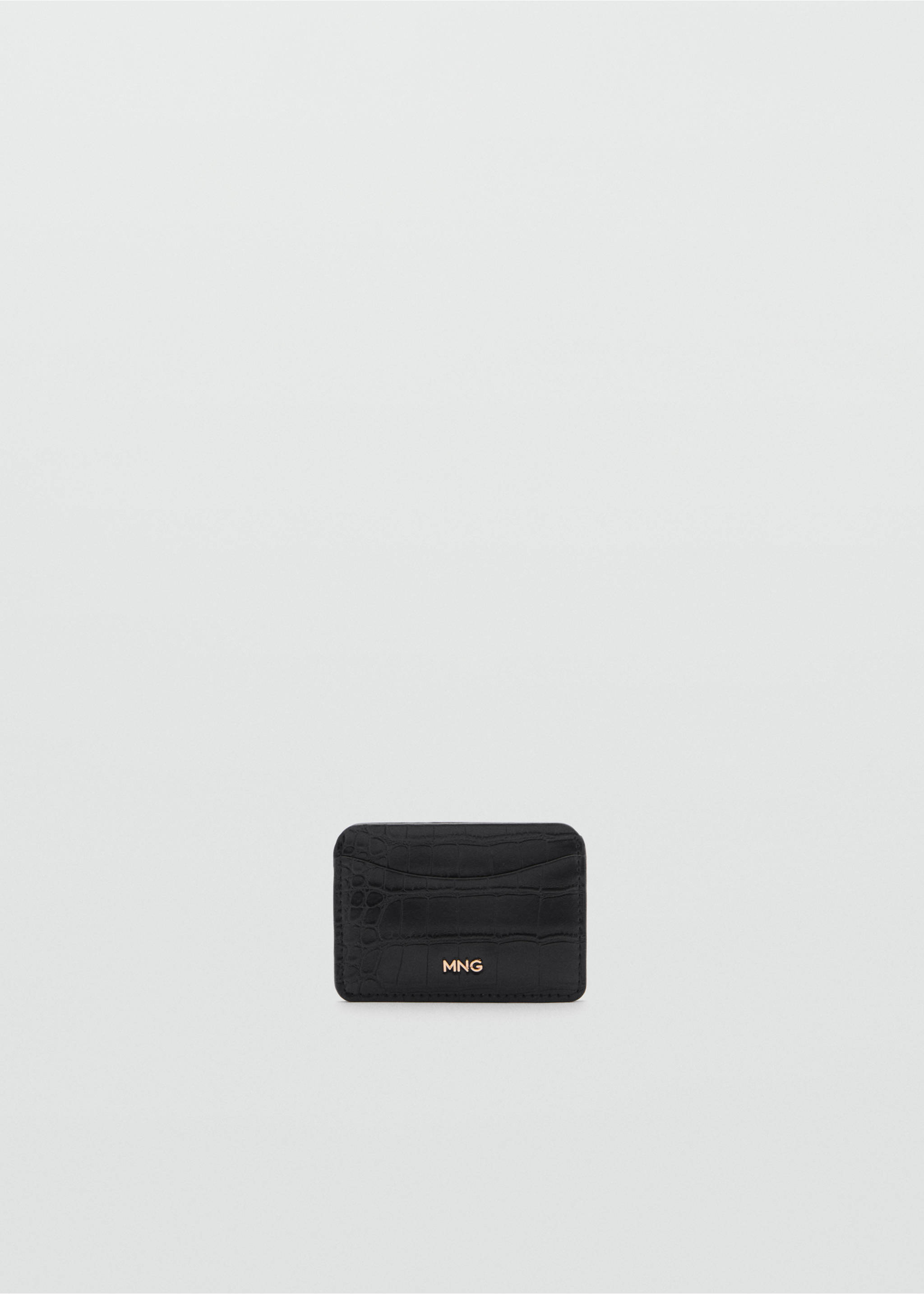 Crocodileeffect cardholder - Article without model, Black. Ref: 77091014-00.