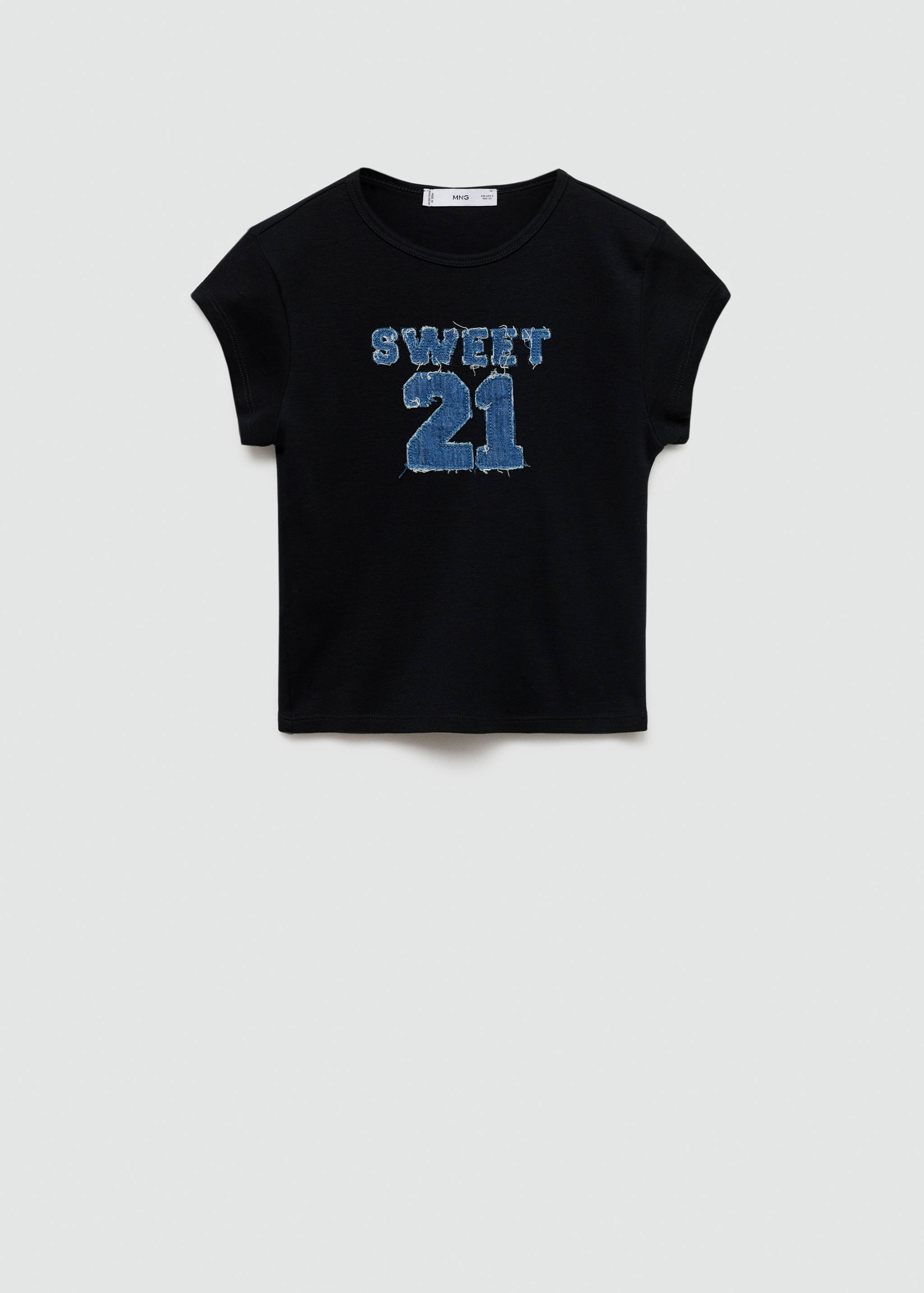 Katoenen T-shirt met print - Artikel zonder model