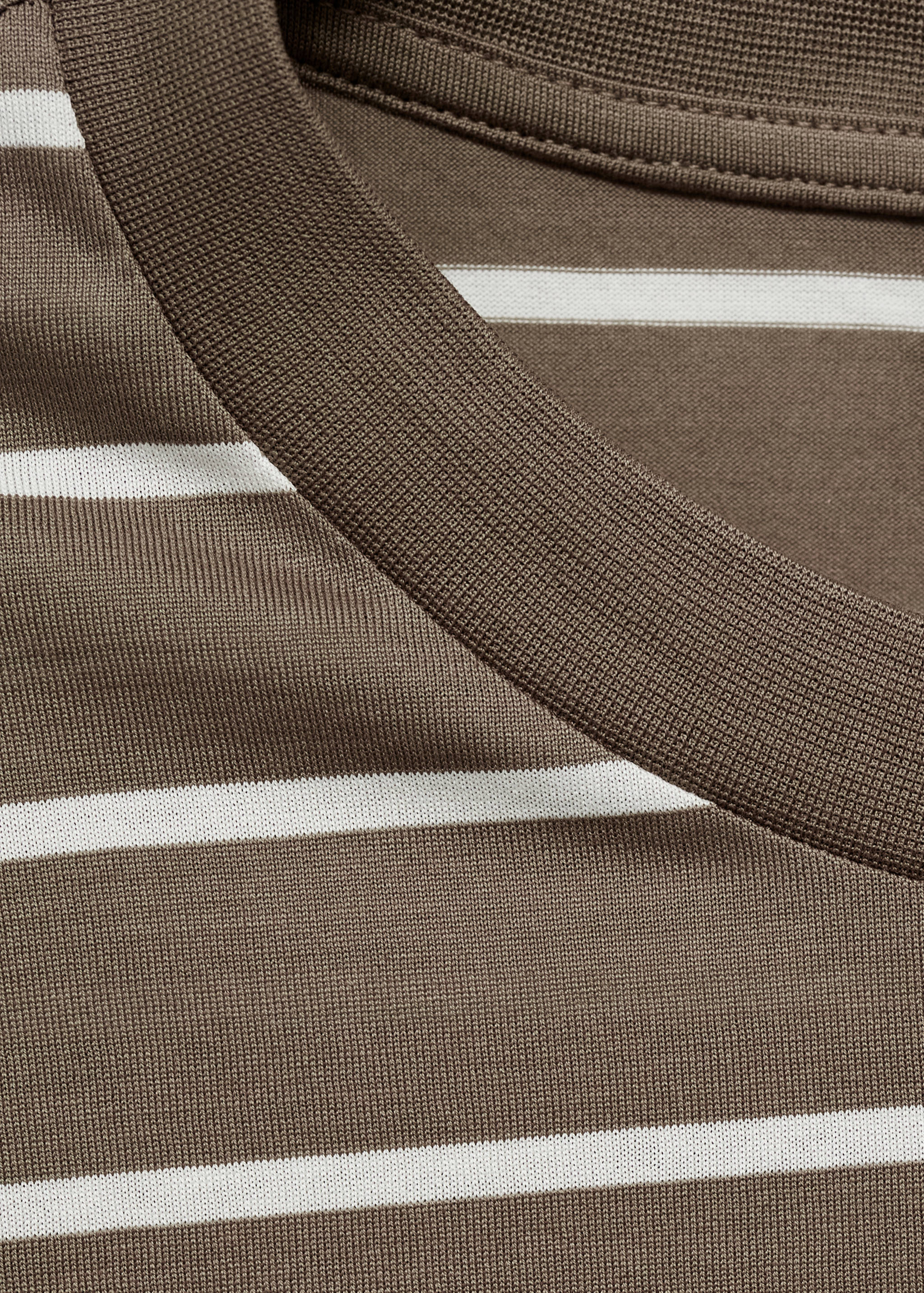 Striped cotton T-shirt - Details of the article 8