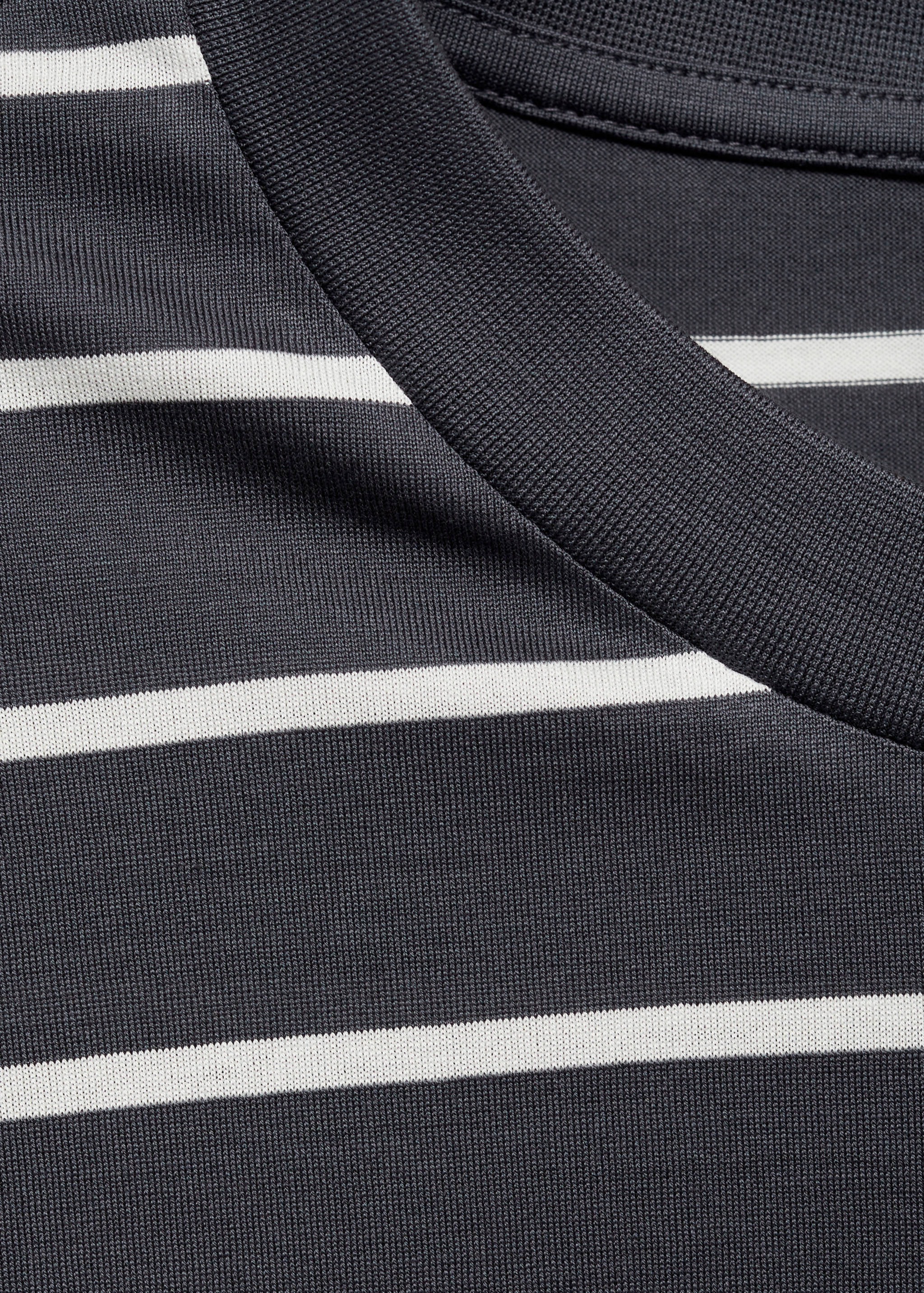 Striped cotton T-shirt - Details of the article 8