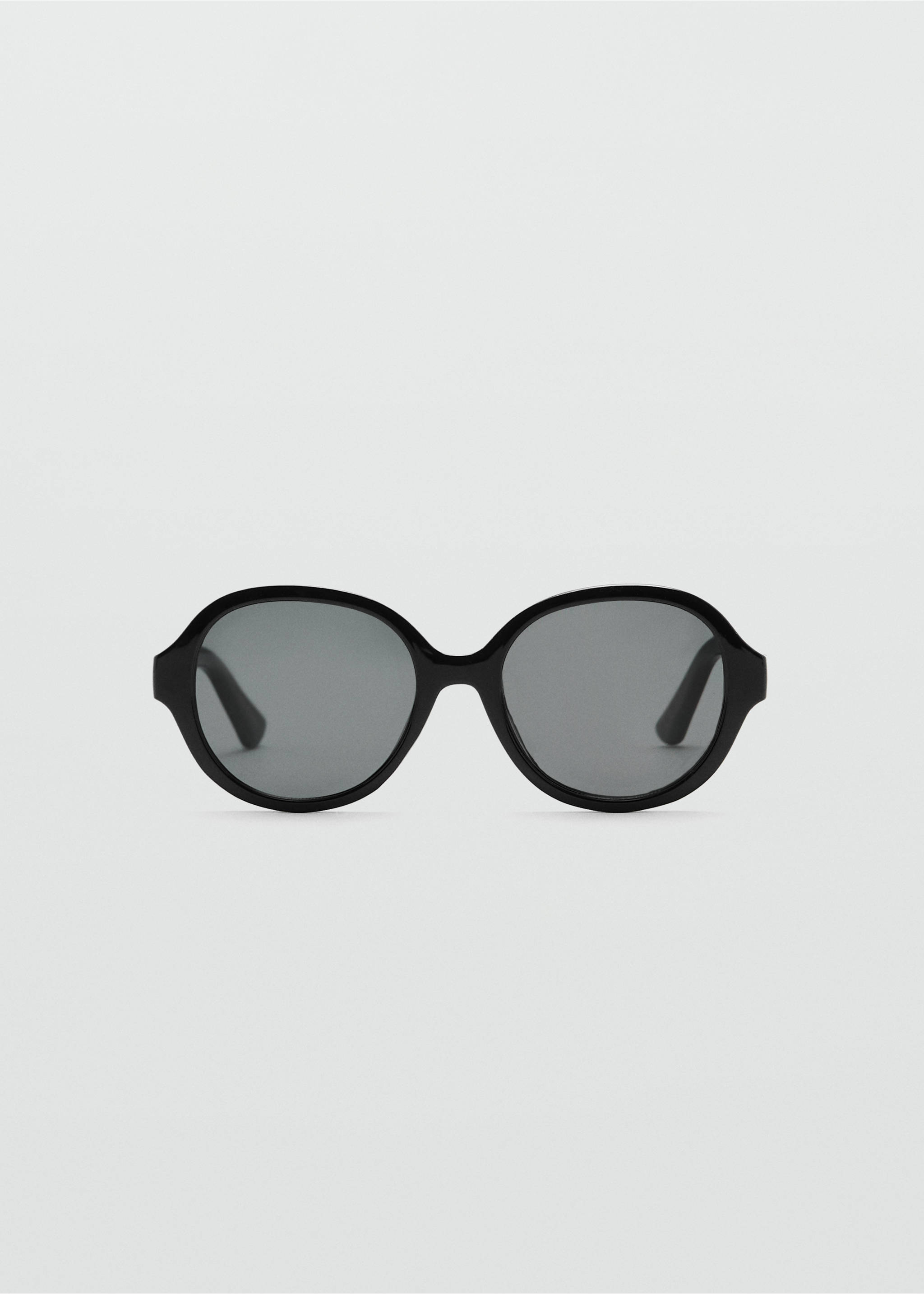 Round-framed sunglasses - Article without model, Black. Ref: 77092538-00.