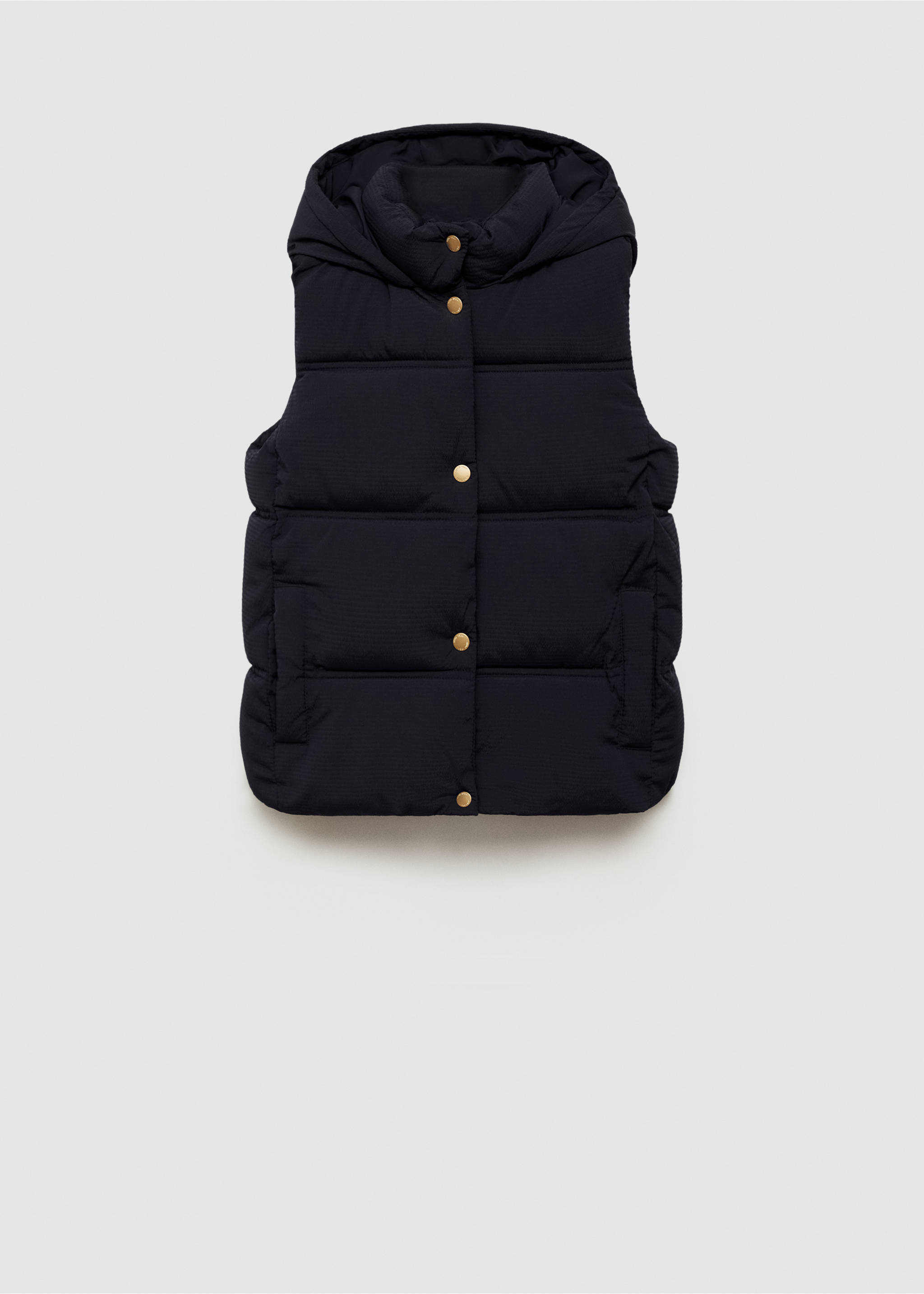 Bodywarmer met capuchon - Artikel zonder model, Donkermarine. Ref: 77092539-00.