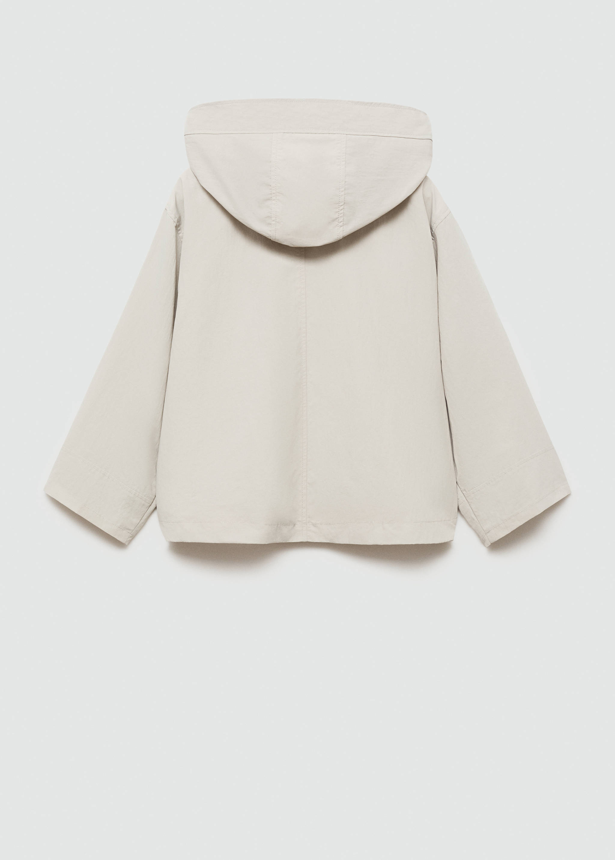 Veste imperméable à capuche - Verso de l’article
