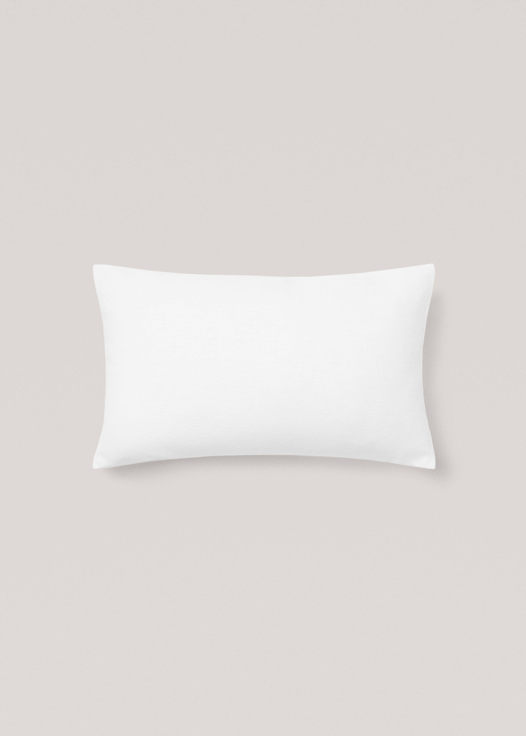Housse coussin coton liseré 30x50 cm - Article sans modèle